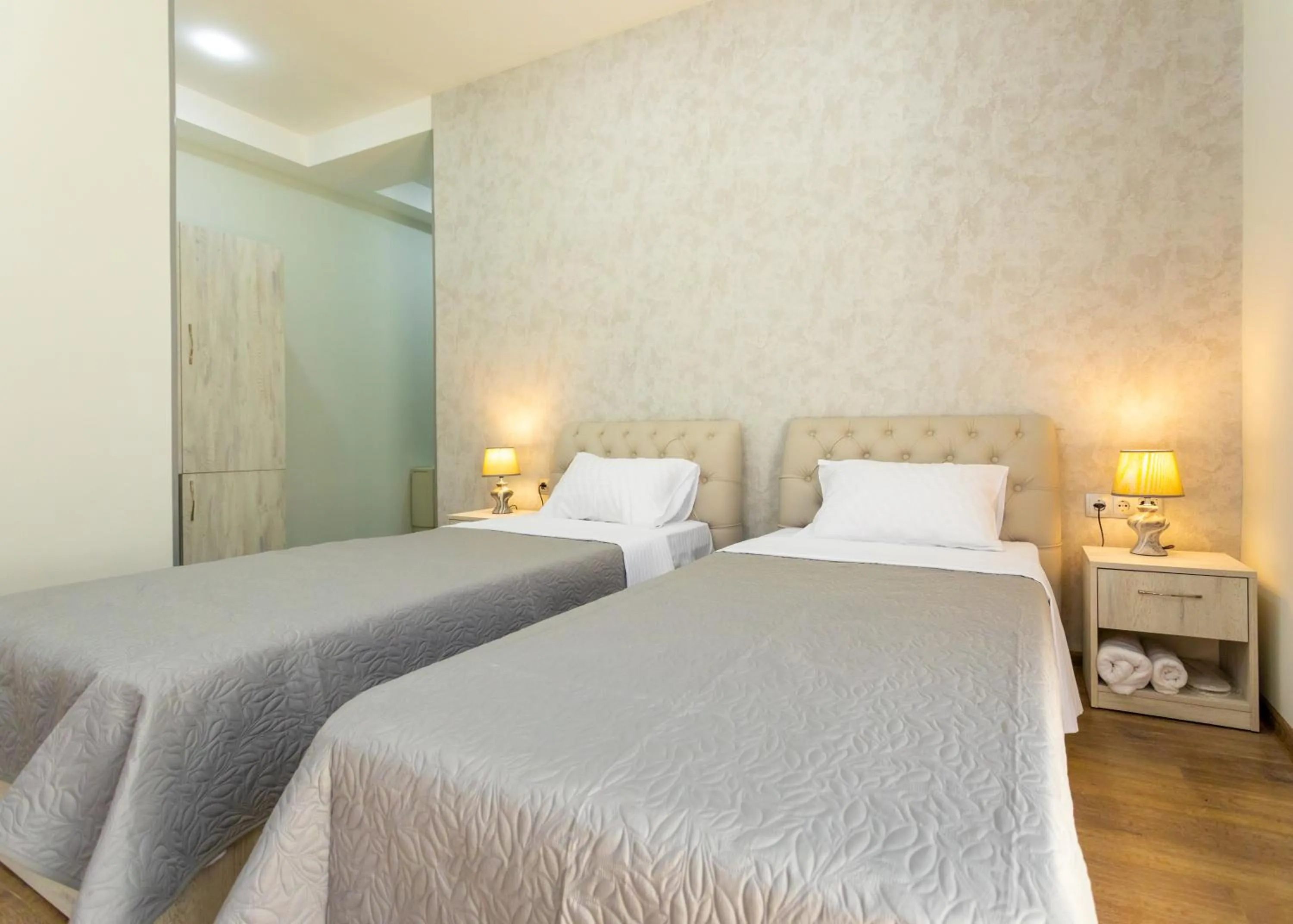 Photo of the whole room, Bed in Hotel Rustaveli