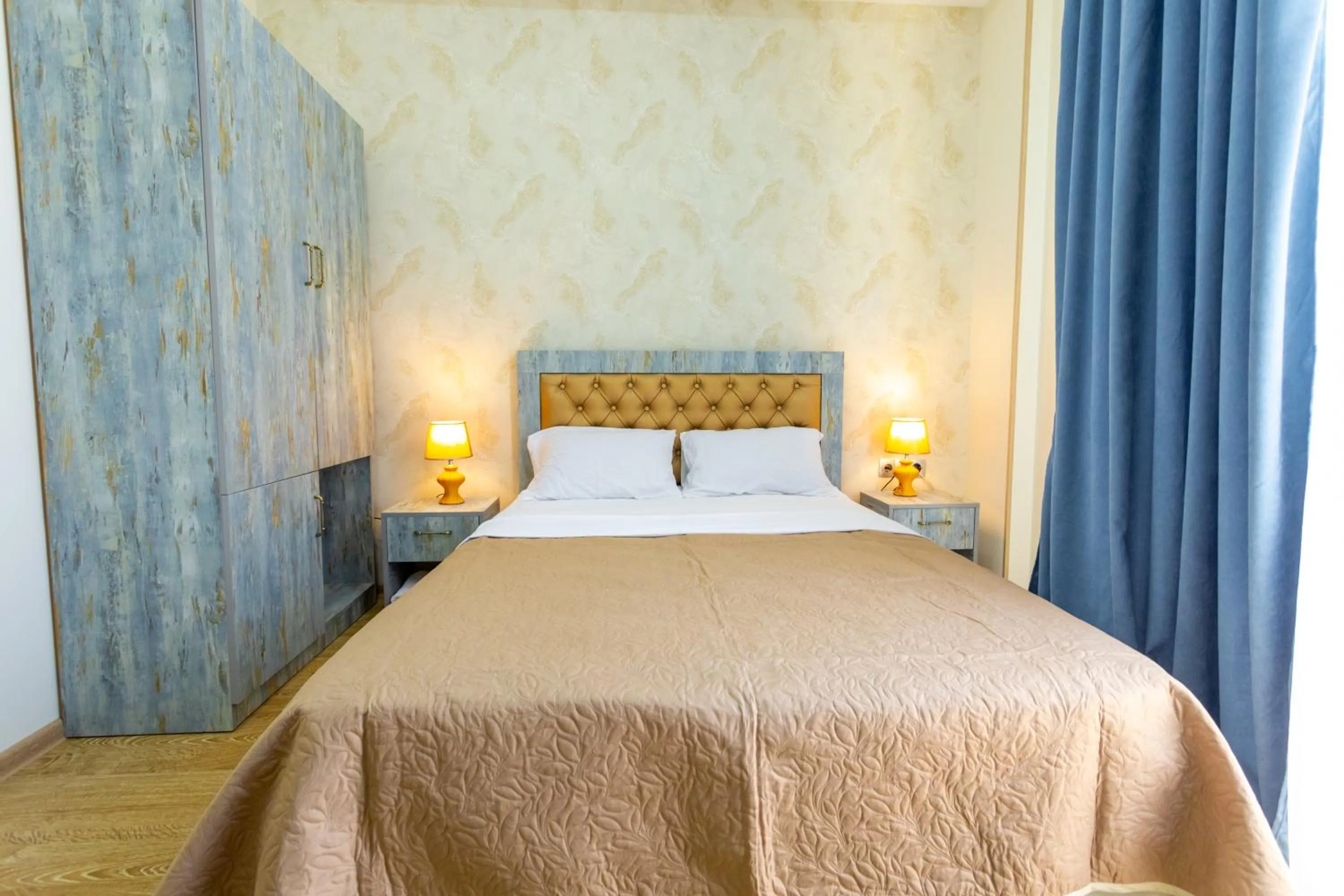 Photo of the whole room, Bed in Hotel Rustaveli