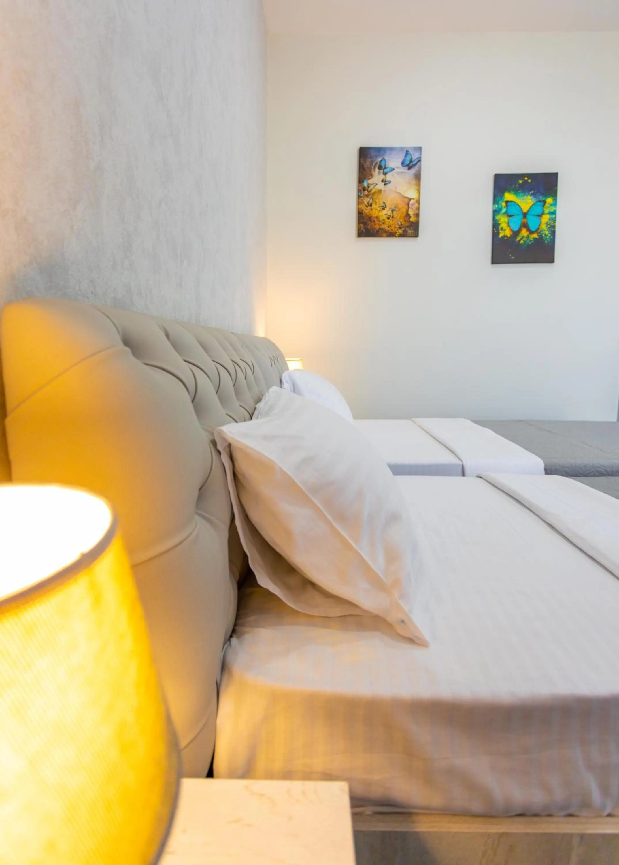 Bed in Hotel Rustaveli