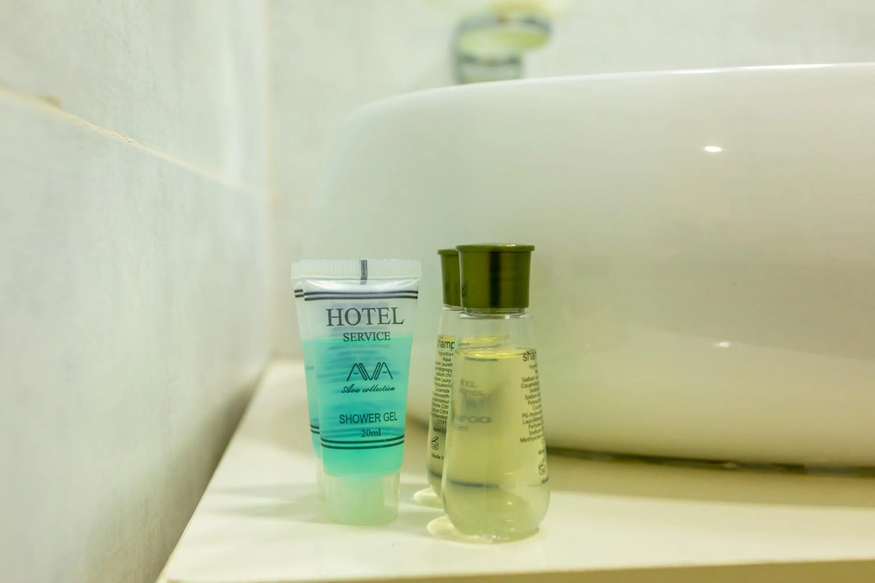 Bathroom in Hotel Rustaveli