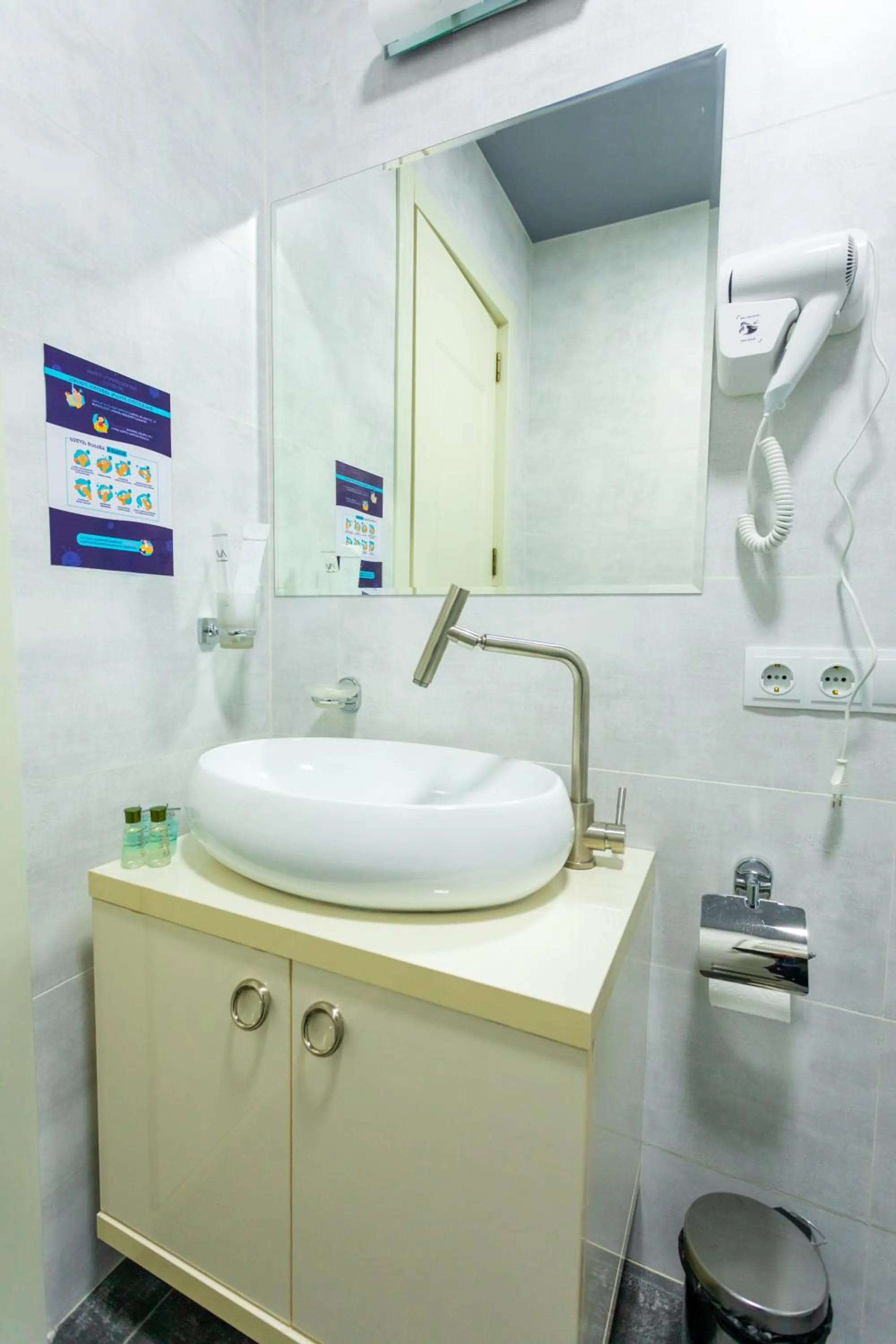 Bathroom in Hotel Rustaveli