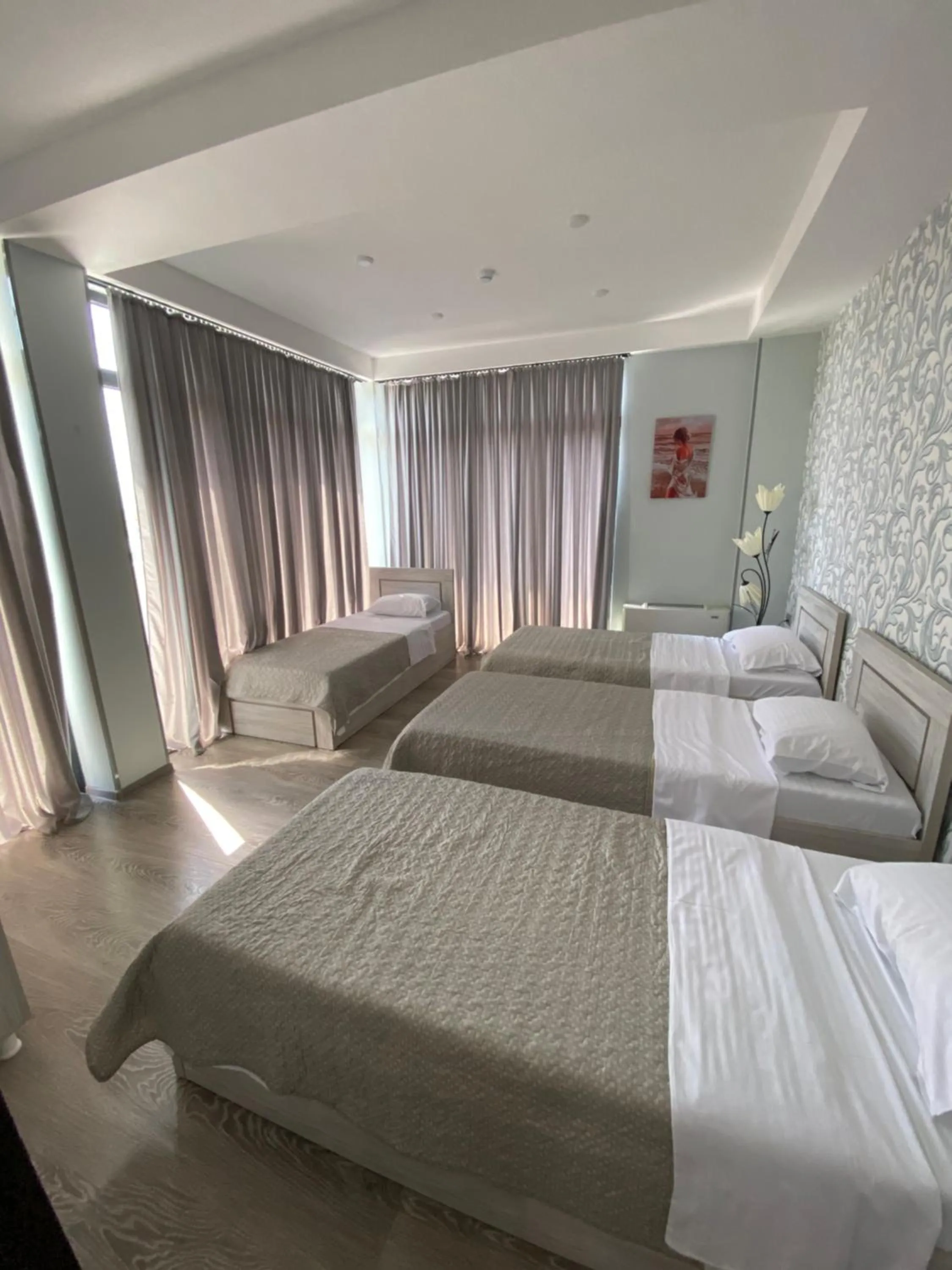 Bedroom, Bed in Hotel Rustaveli