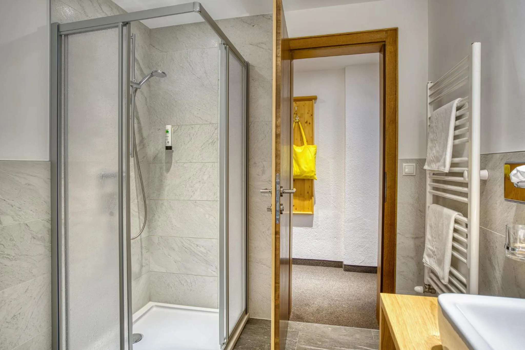 Shower in Hotel Erika