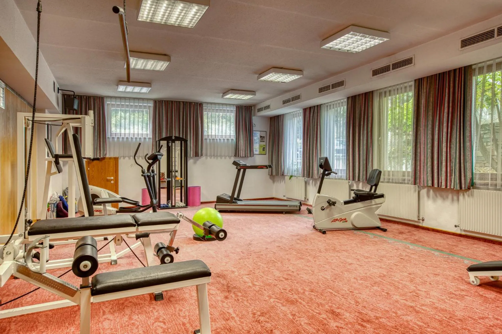 Fitness centre/facilities in Hotel Erika
