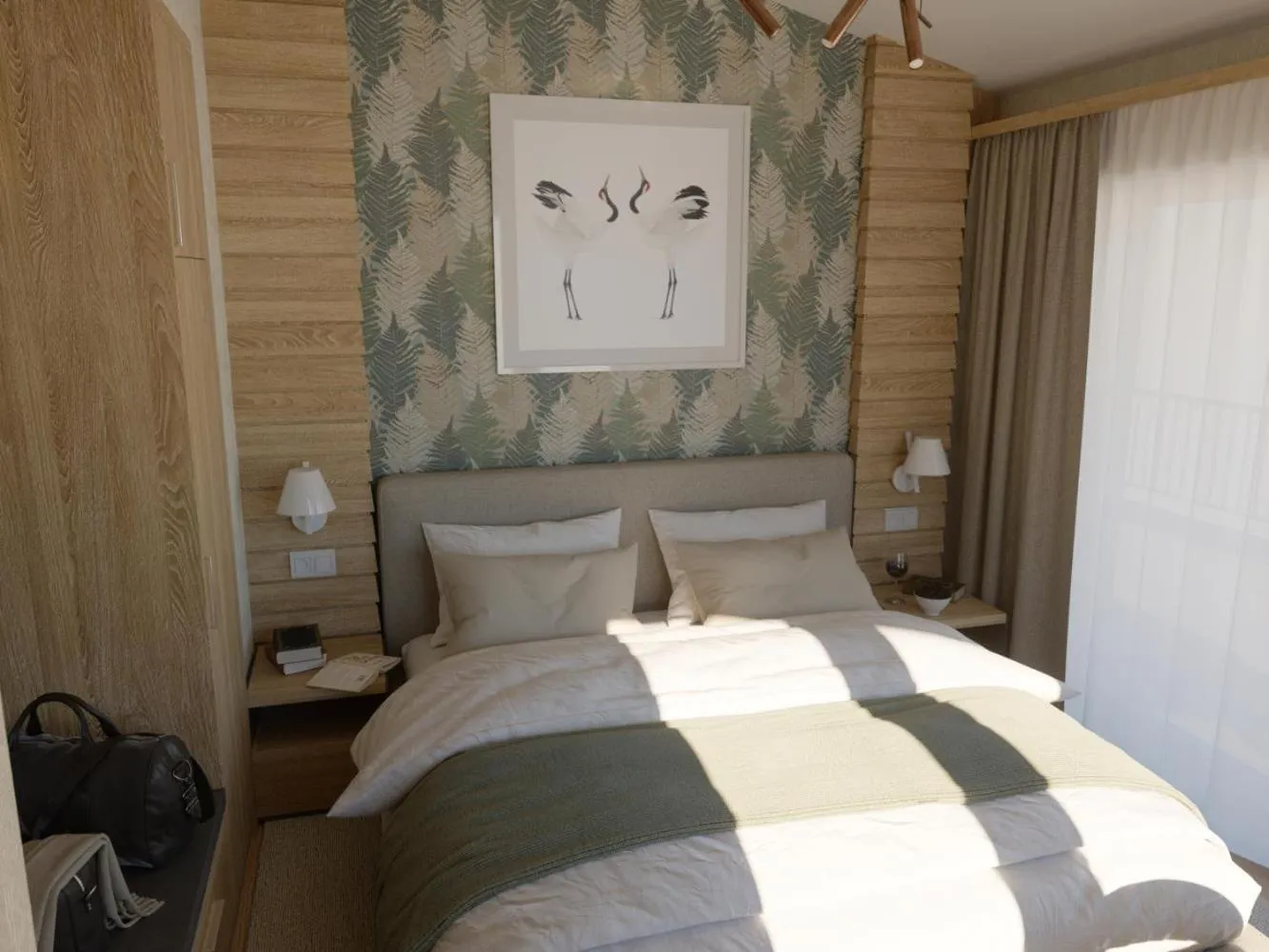 Bed in Chalet Obergurgl Luxury Apartments