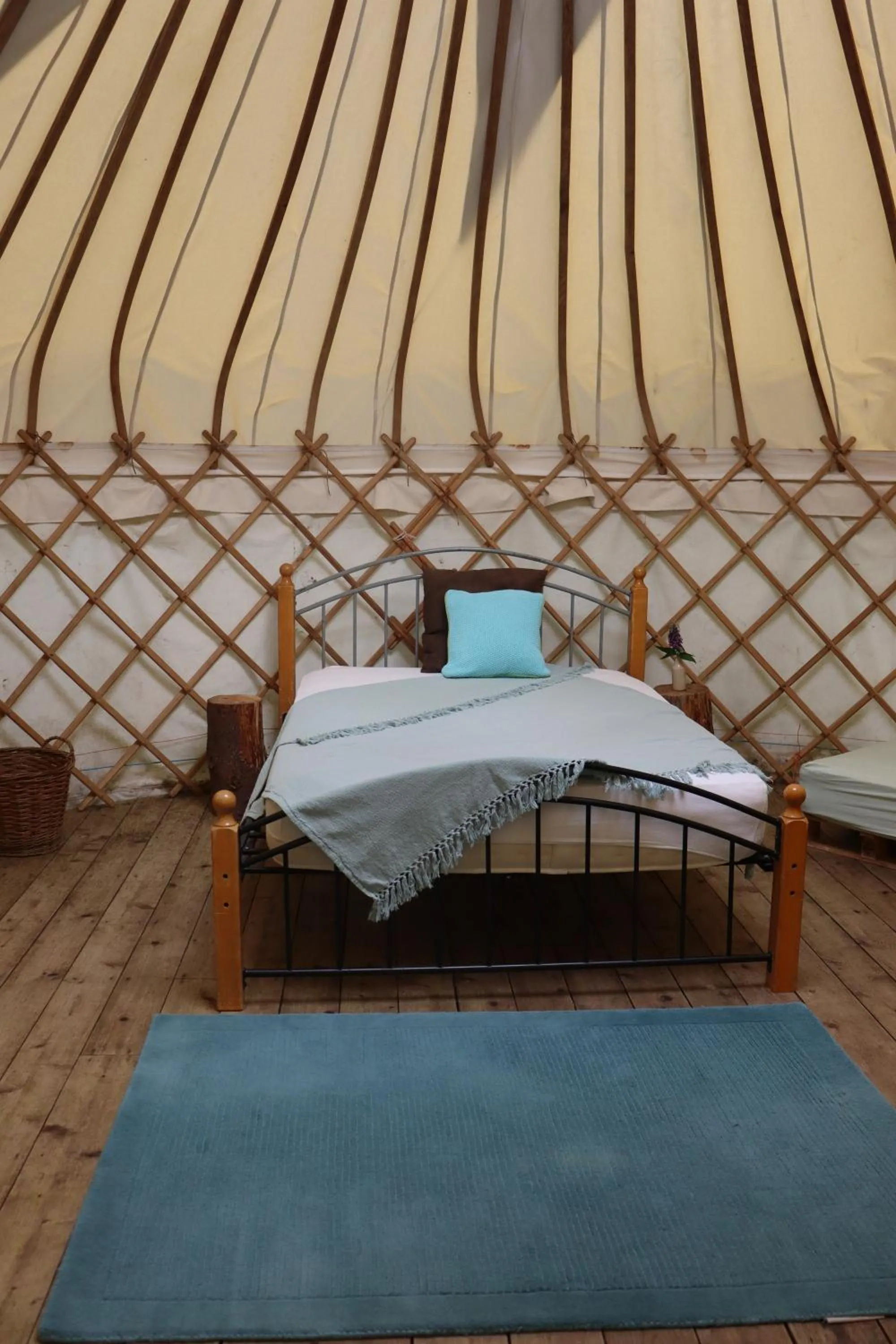 Bed in South Downs Eco Lodge & Camping