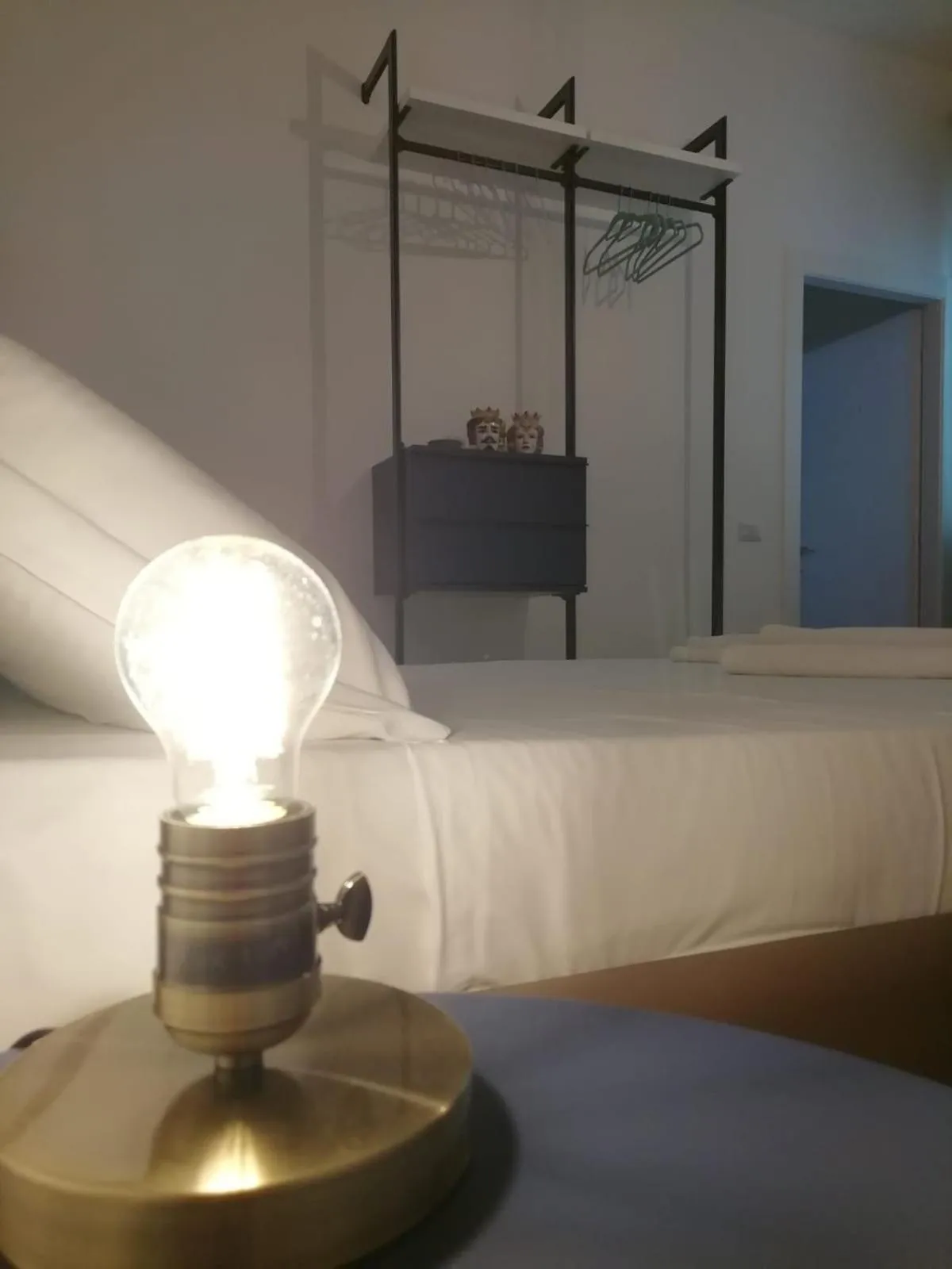 Decorative detail, Bed in Volturno3 Suites & more