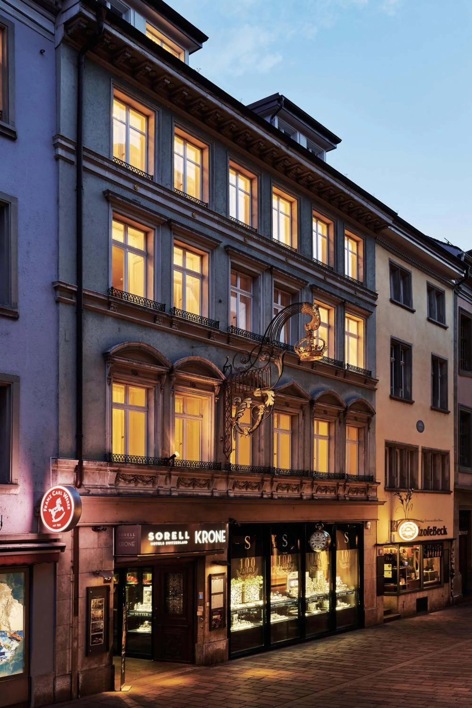 Property building in Sorell Boutique-Hotel Krone Winterthur