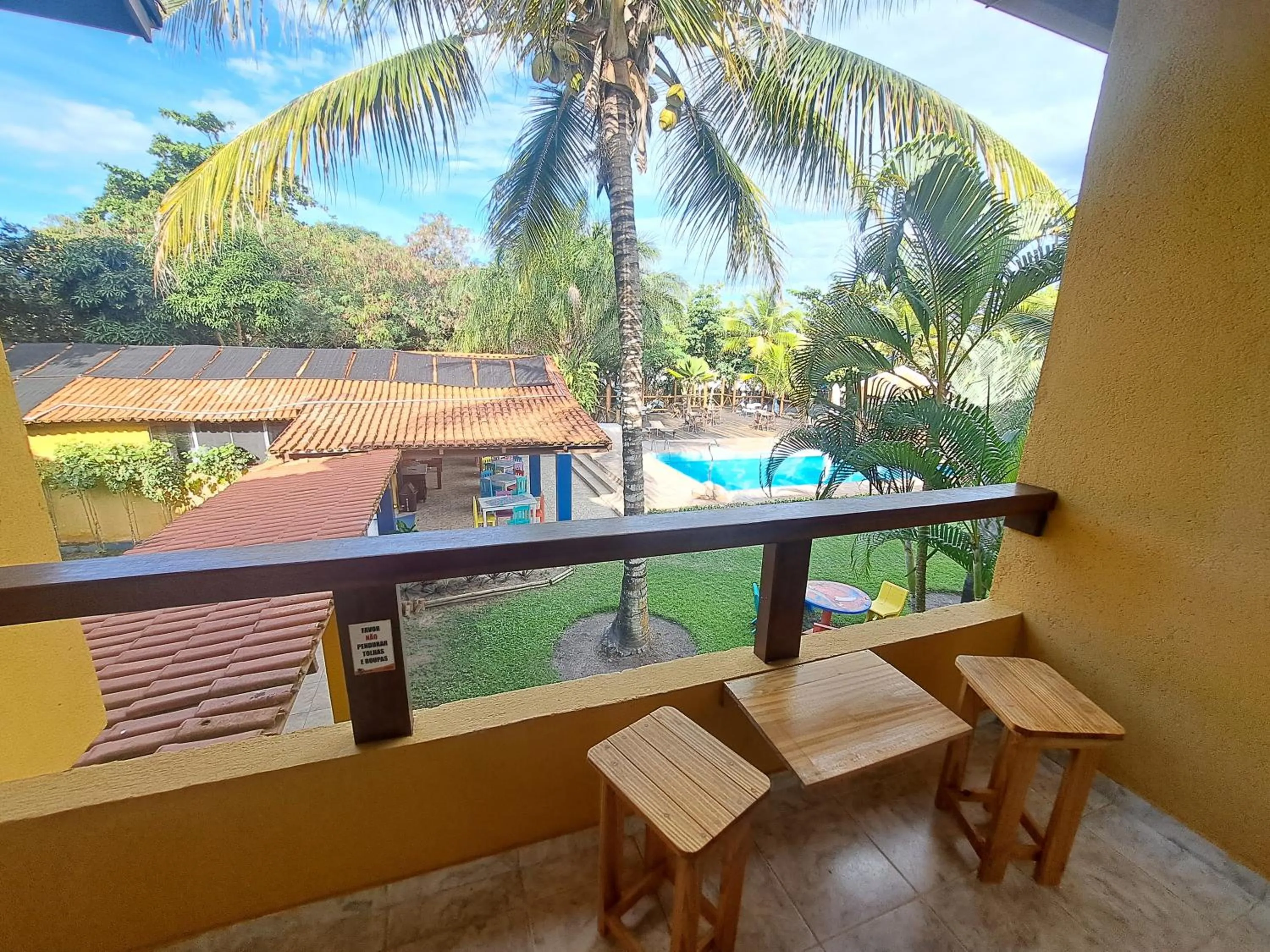 Balcony/Terrace in Pousada Beach Bahia