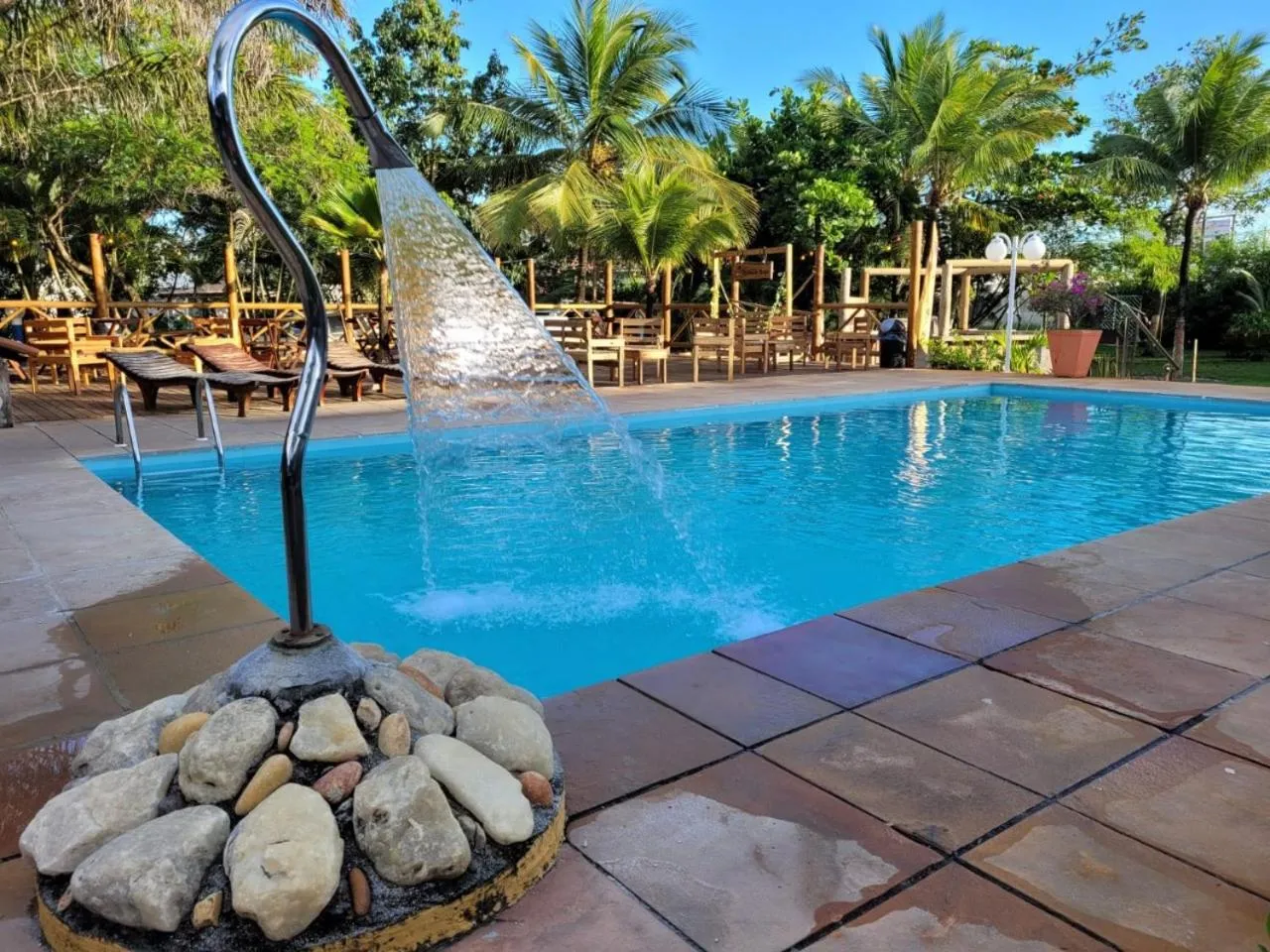 Pool view in Pousada Beach Bahia