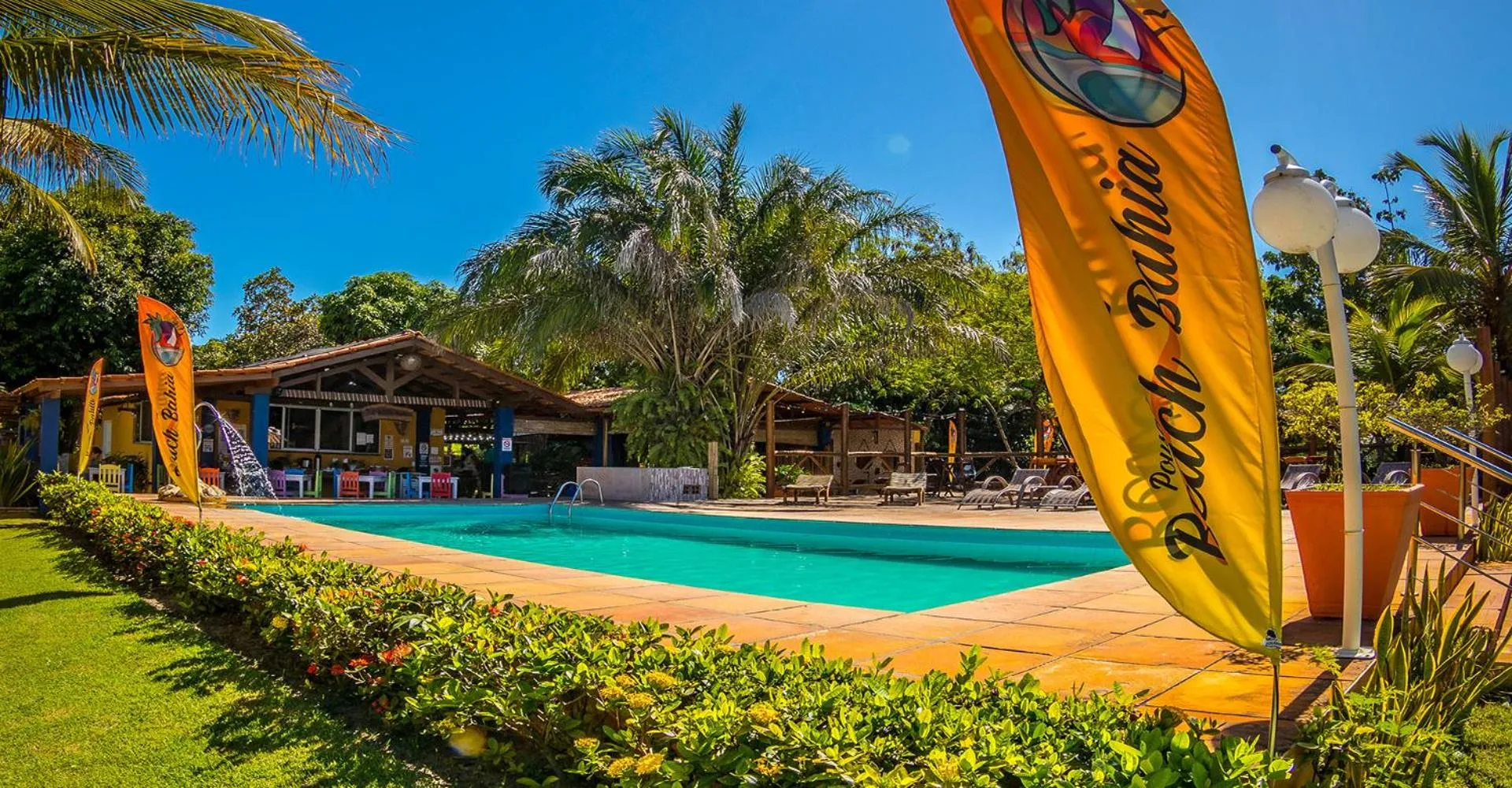 Pool view in Pousada Beach Bahia