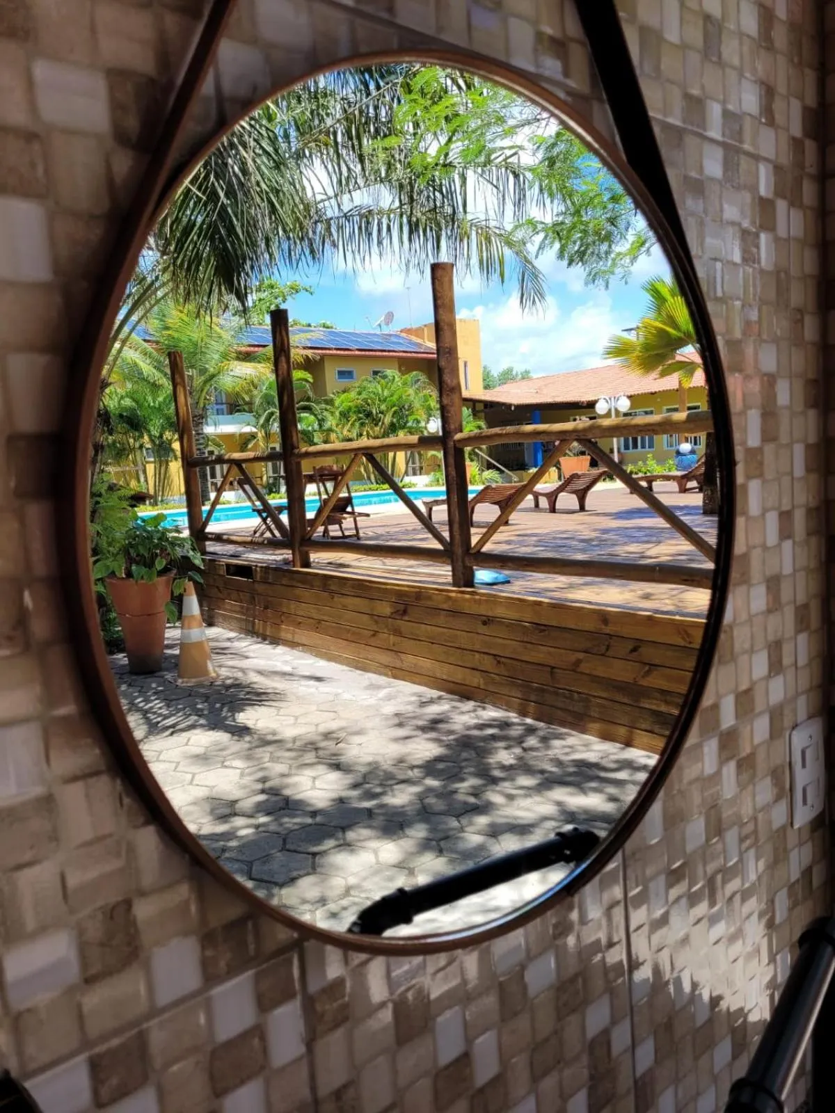 Pool view in Pousada Beach Bahia