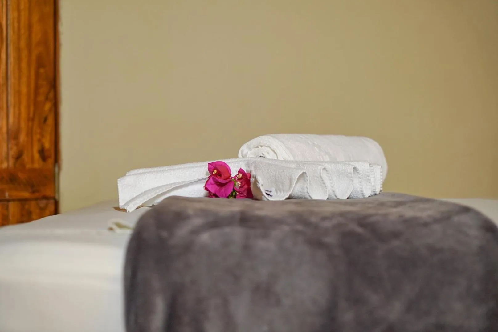 Bed in Pousada Rota dos Ventos