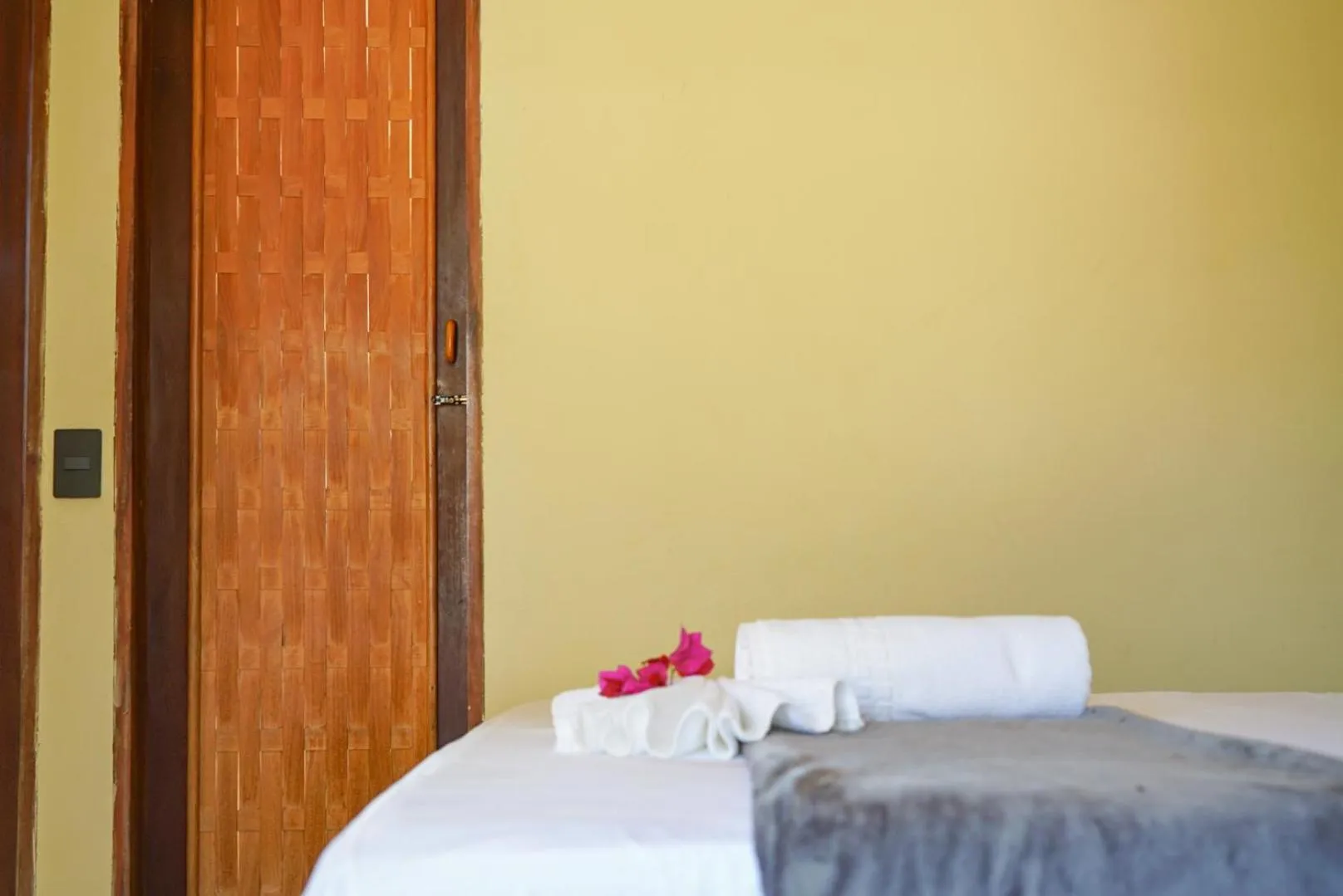 Bed in Pousada Rota dos Ventos