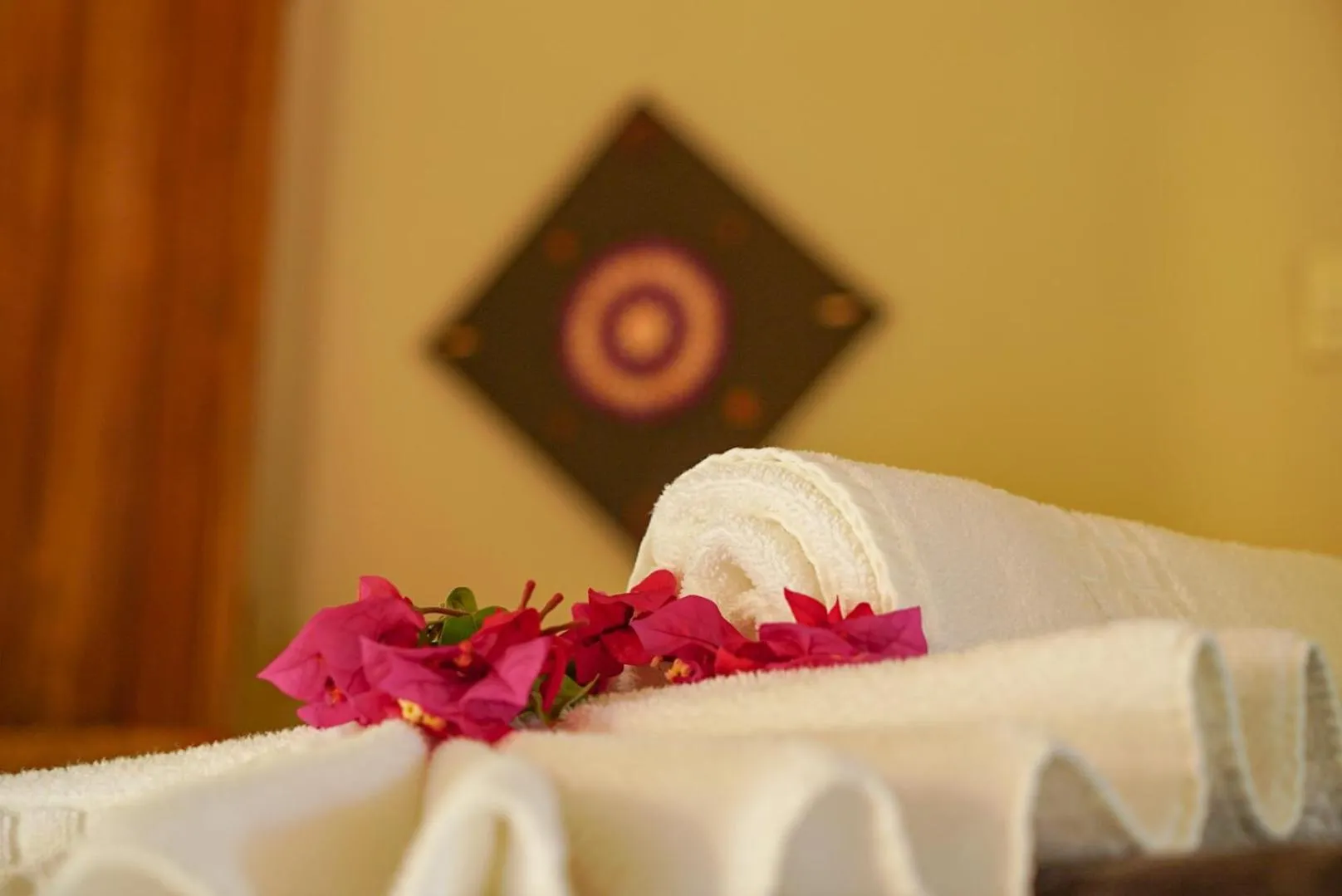 Bed in Pousada Rota dos Ventos