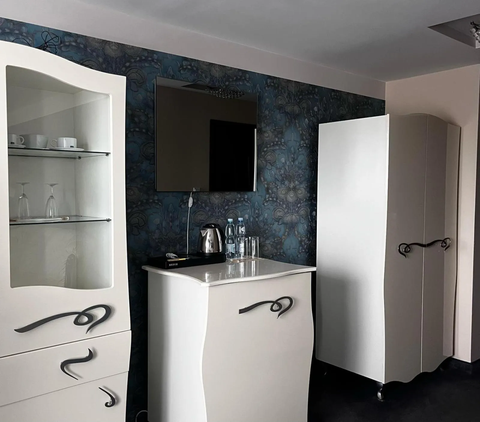 Kitchen or kitchenette in Hotel Imperium