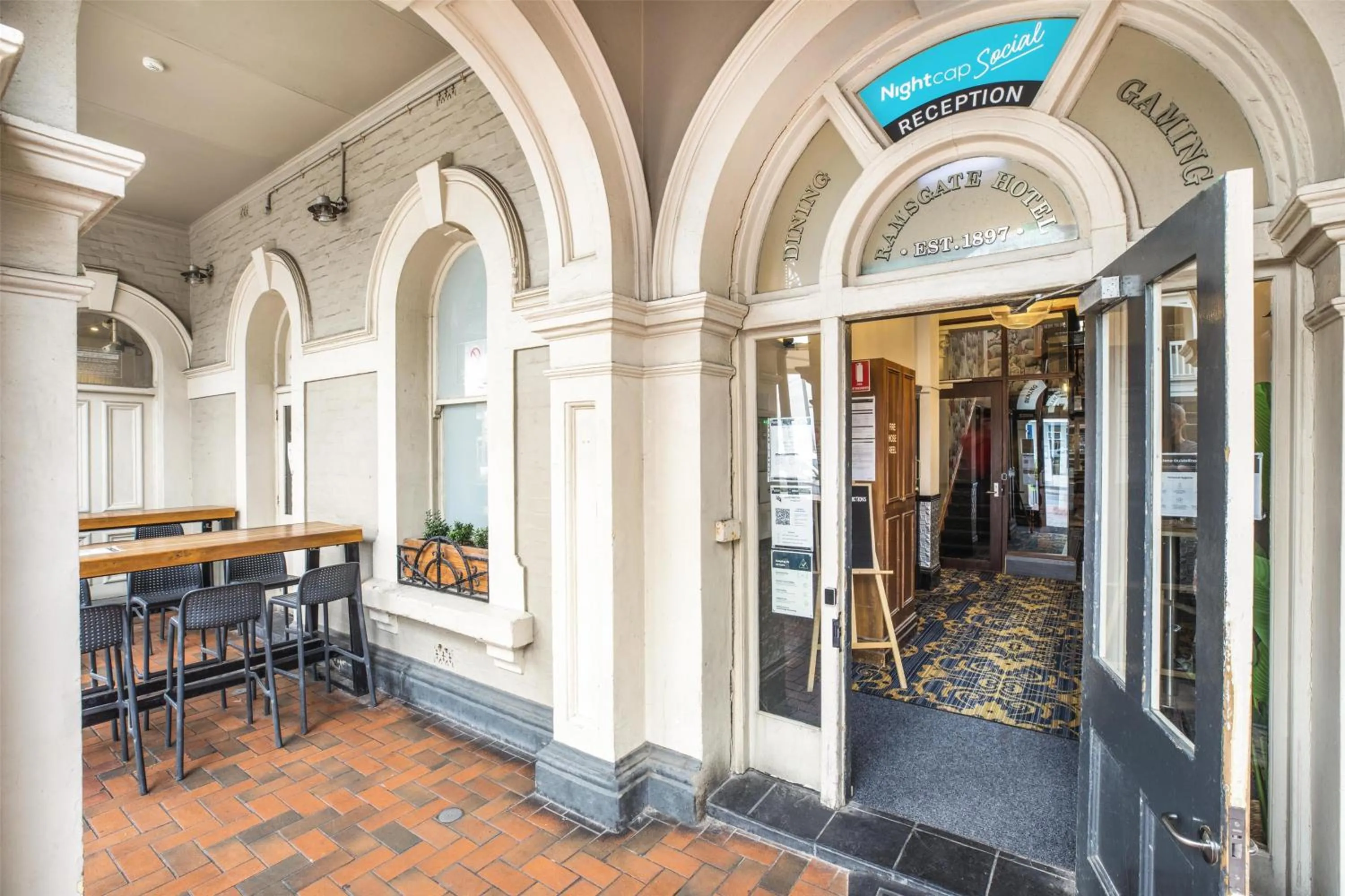 Lobby or reception in Ramsgate Hotel by Nightcap Social