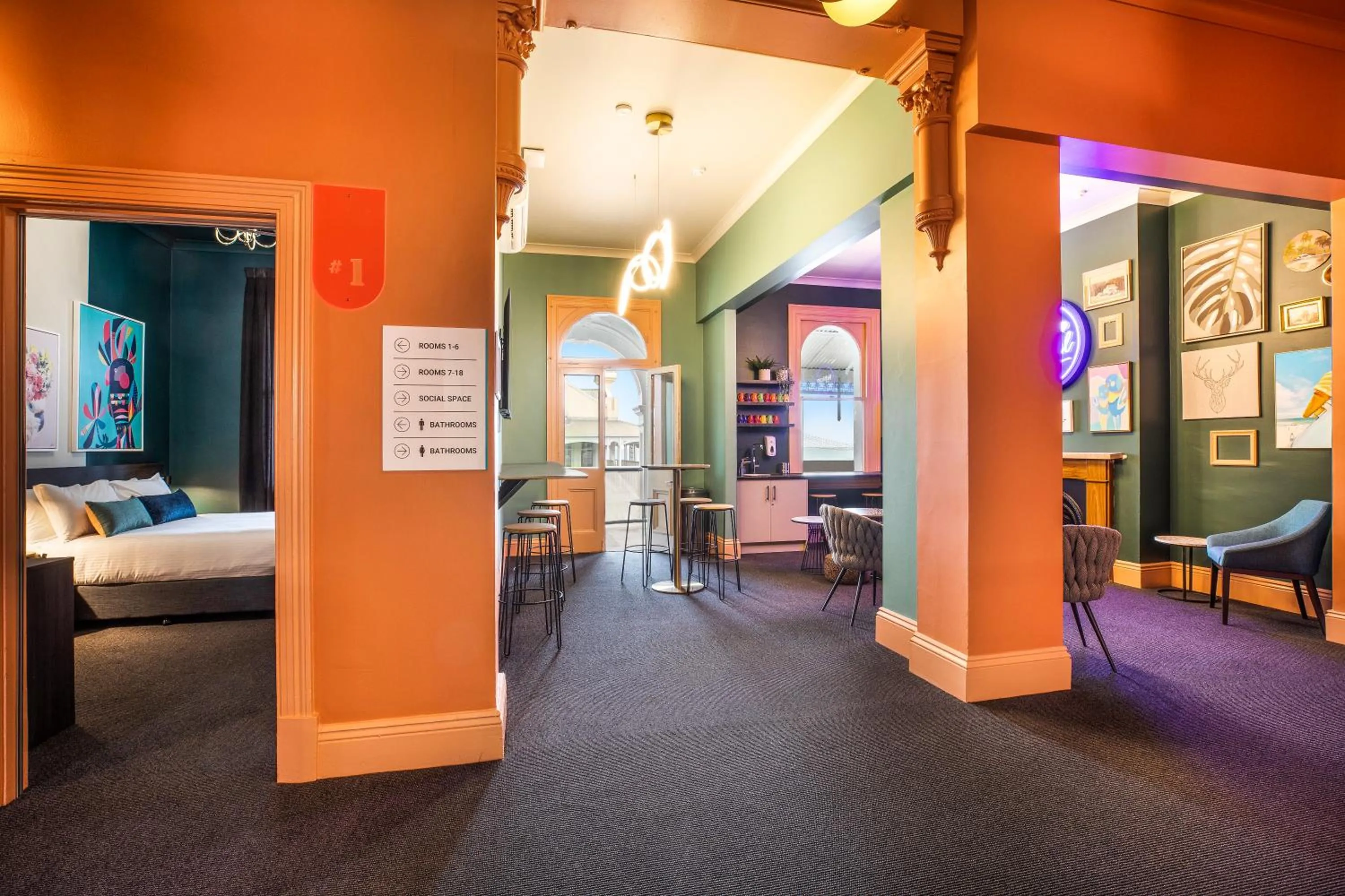 Decorative detail in Ramsgate Hotel by Nightcap Social