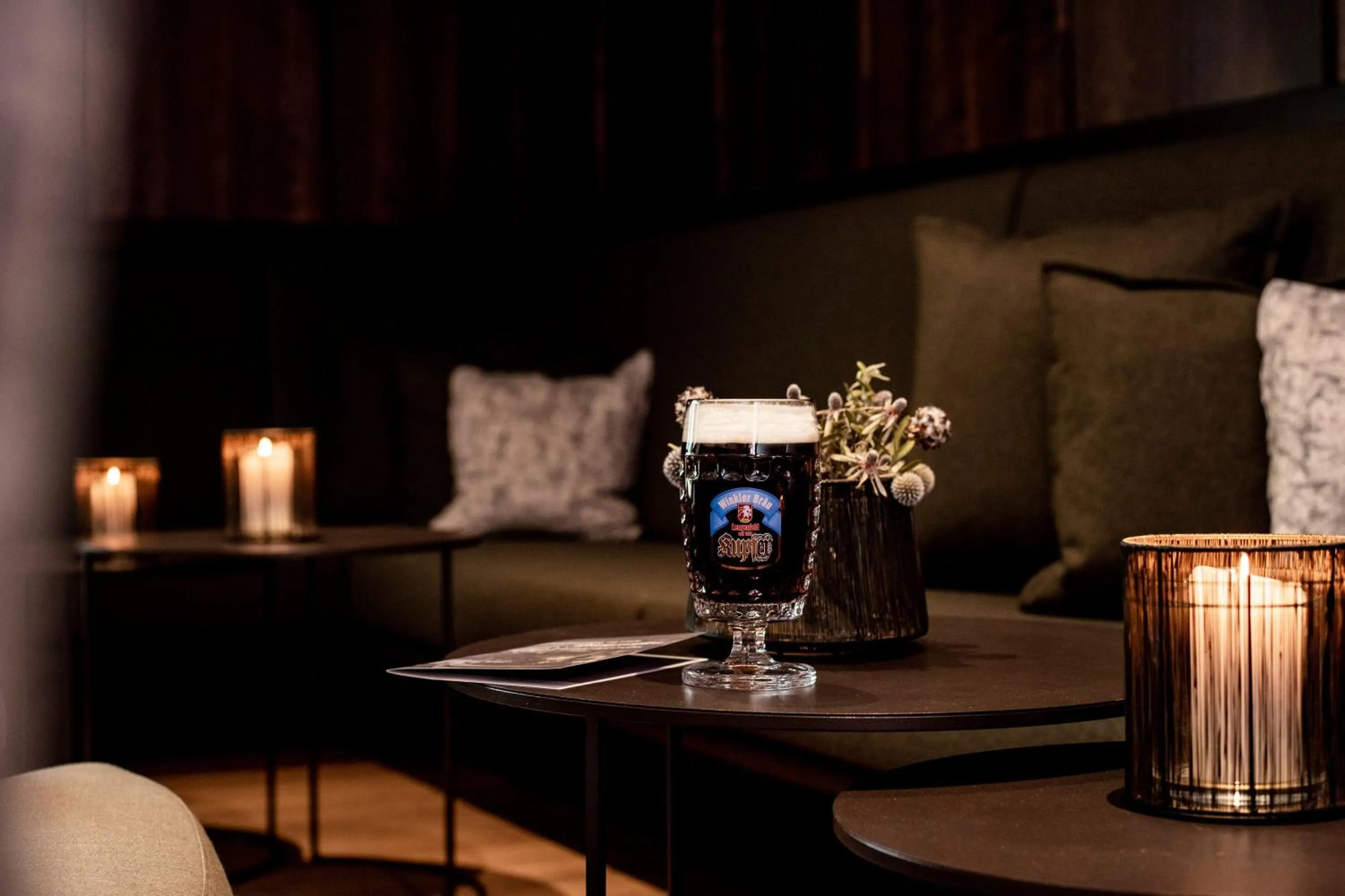 Seating area in Gutshofhotel Winkler Bräu