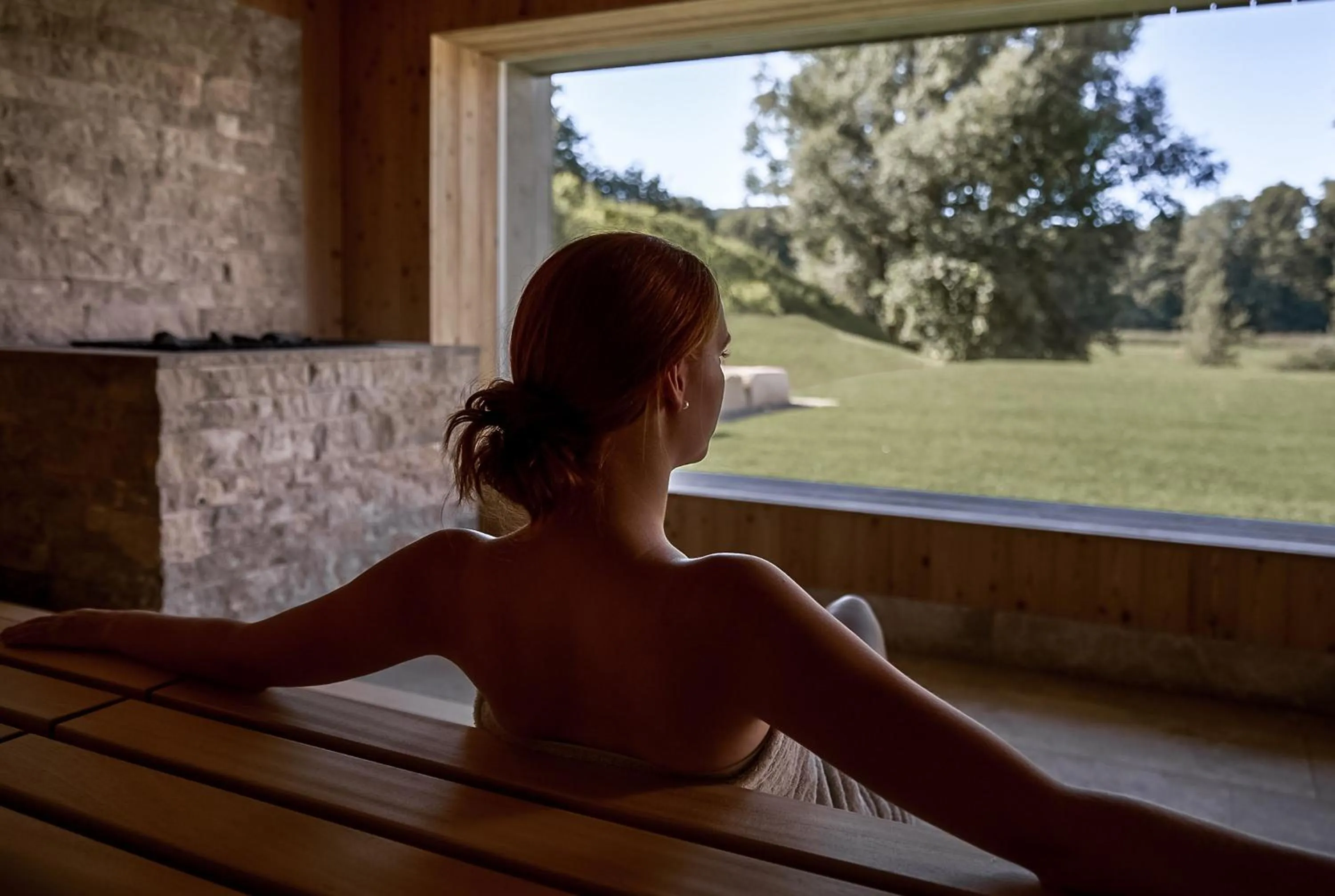 Sauna in Gutshofhotel Winkler Bräu