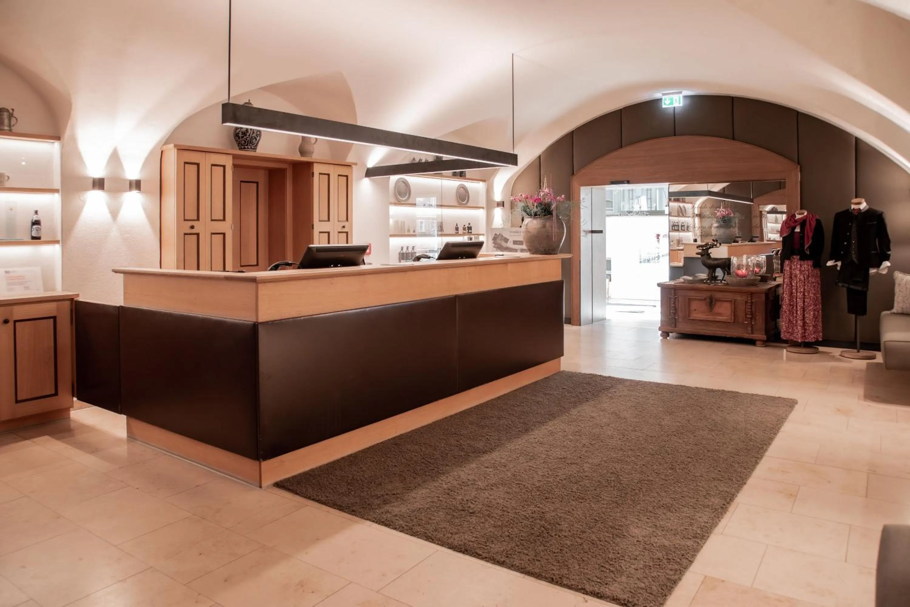 Lobby or reception in Gutshofhotel Winkler Bräu