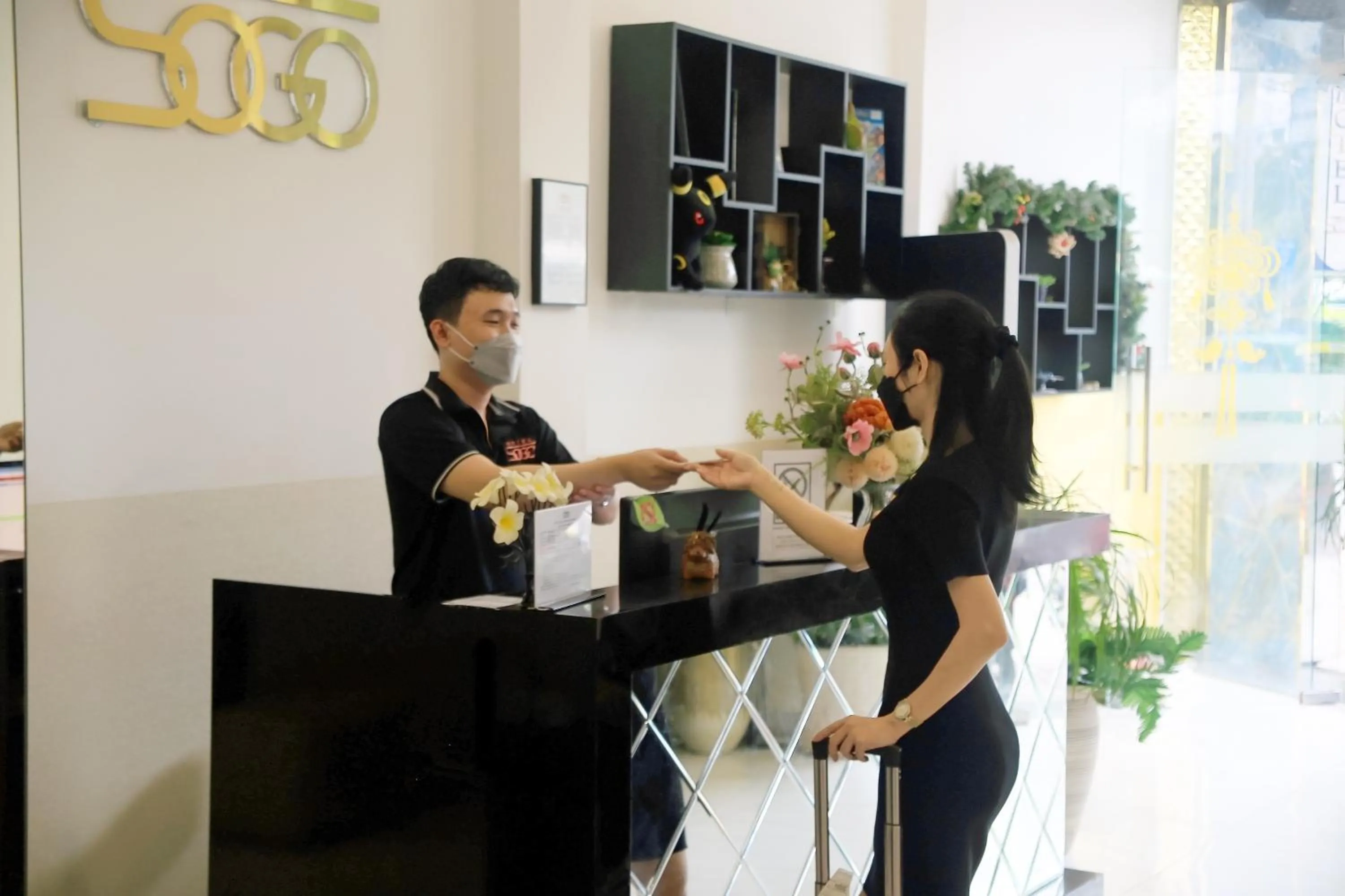 Lobby or reception in Sogo Hotel Saigon
