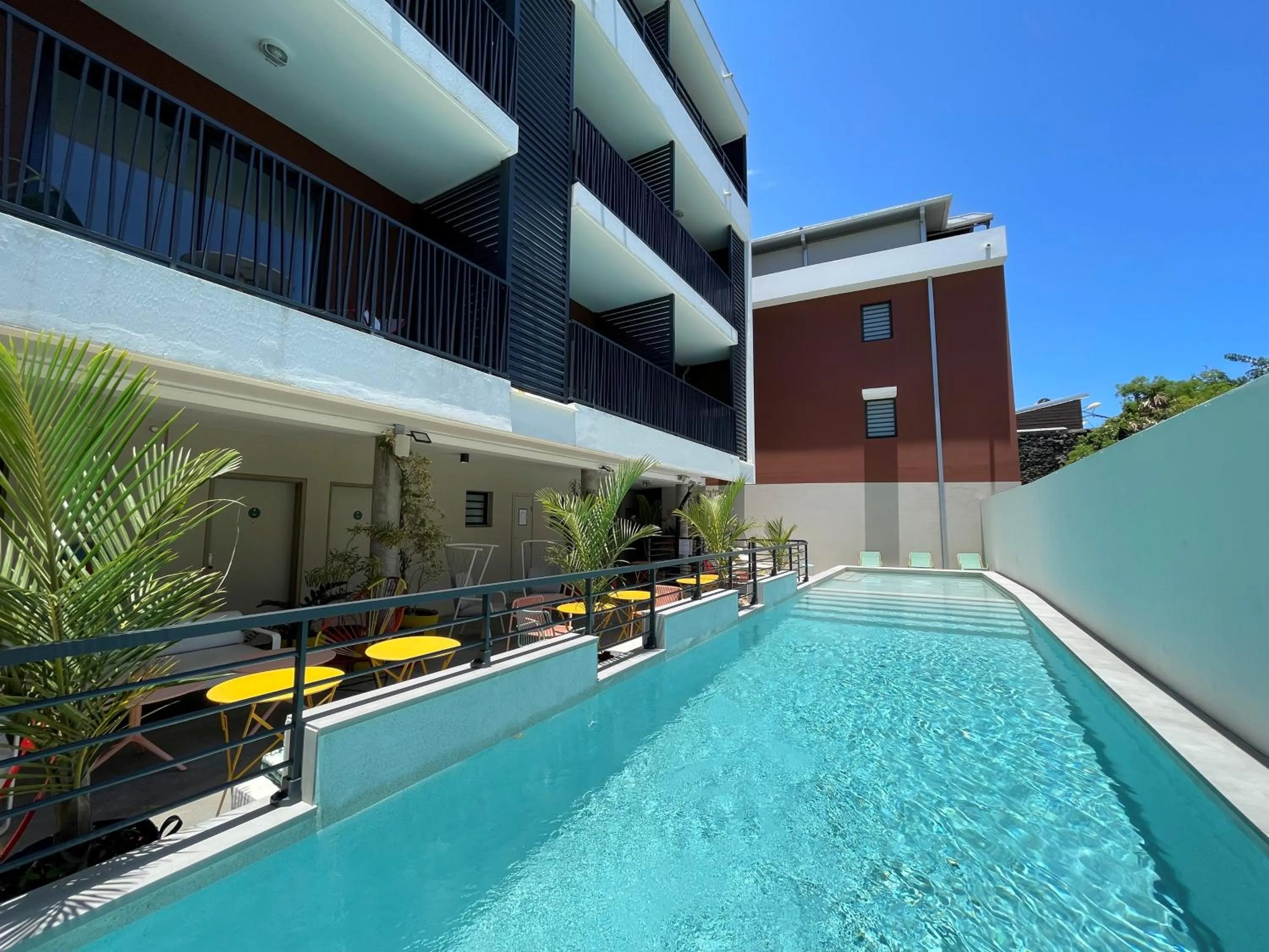 Pool view in HÔTEL LE TERRE SAINTE