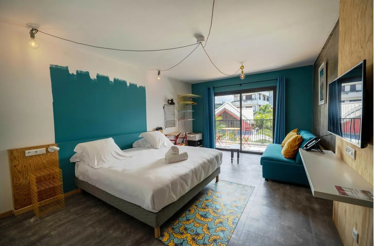 Photo of the whole room, Bed in HÔTEL LE TERRE SAINTE