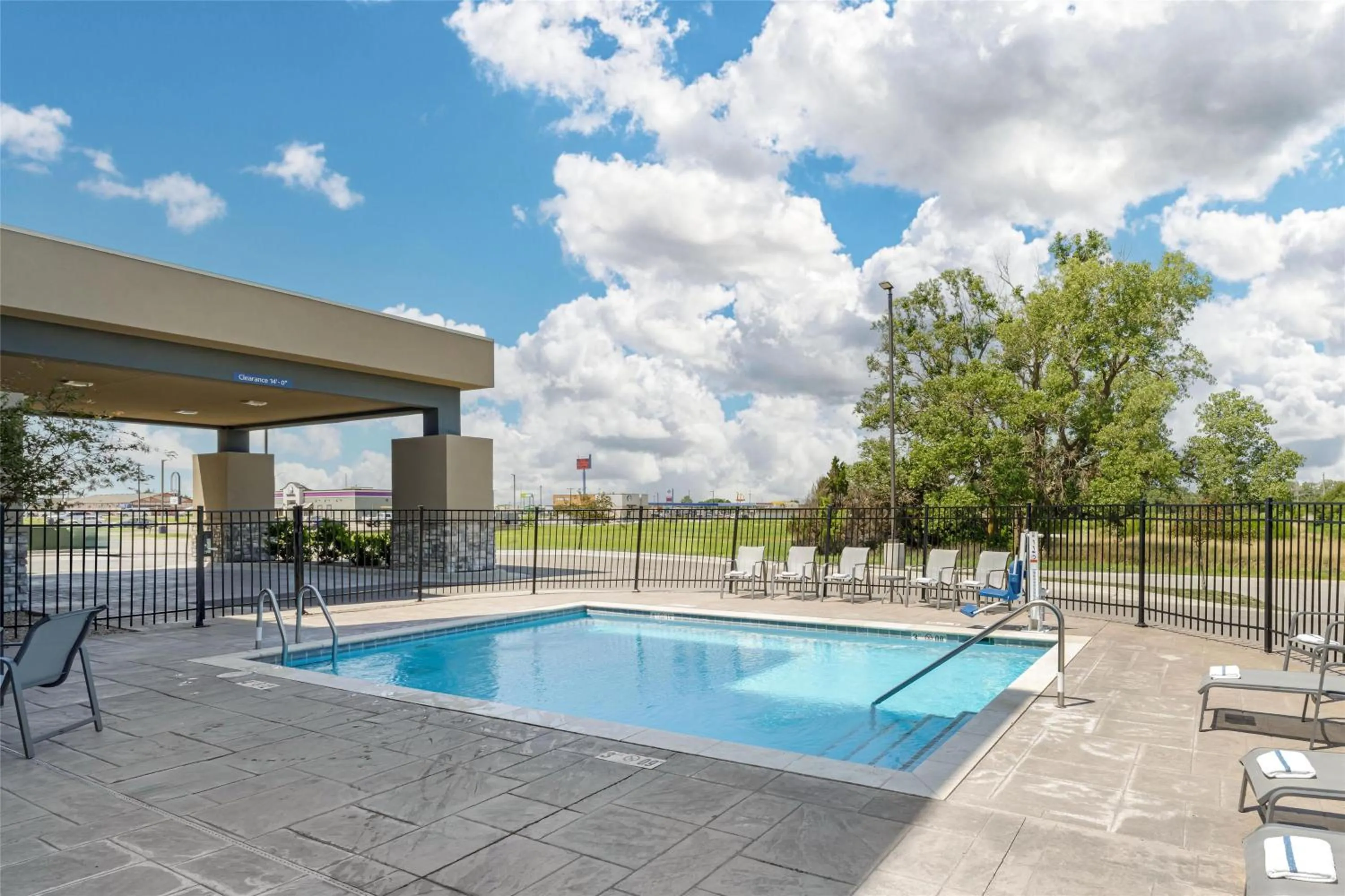 Pool view in Best Western Plus McPherson