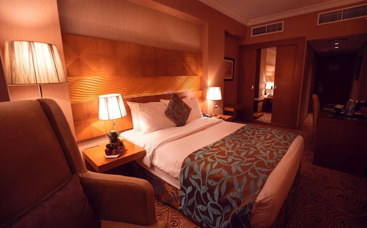 Bed in Coral Baghdad Hotel