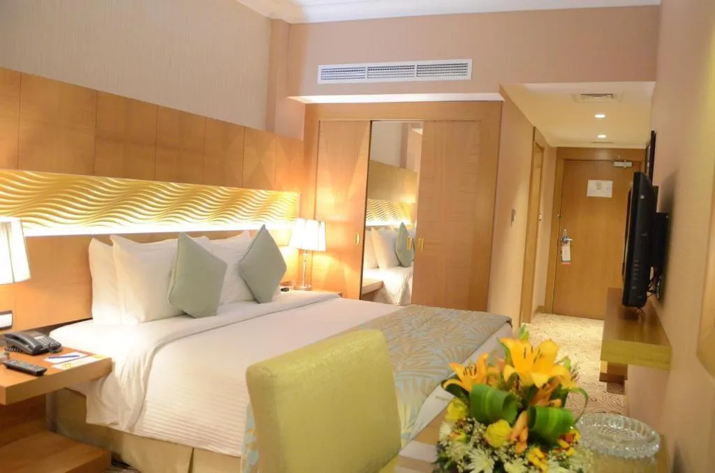 Bed in Coral Baghdad Hotel