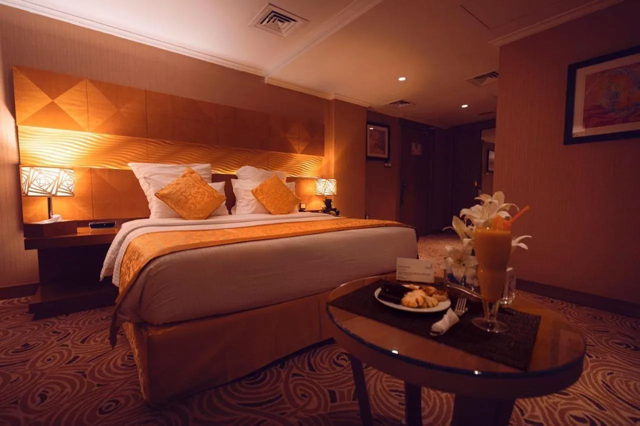 Bed in Coral Baghdad Hotel