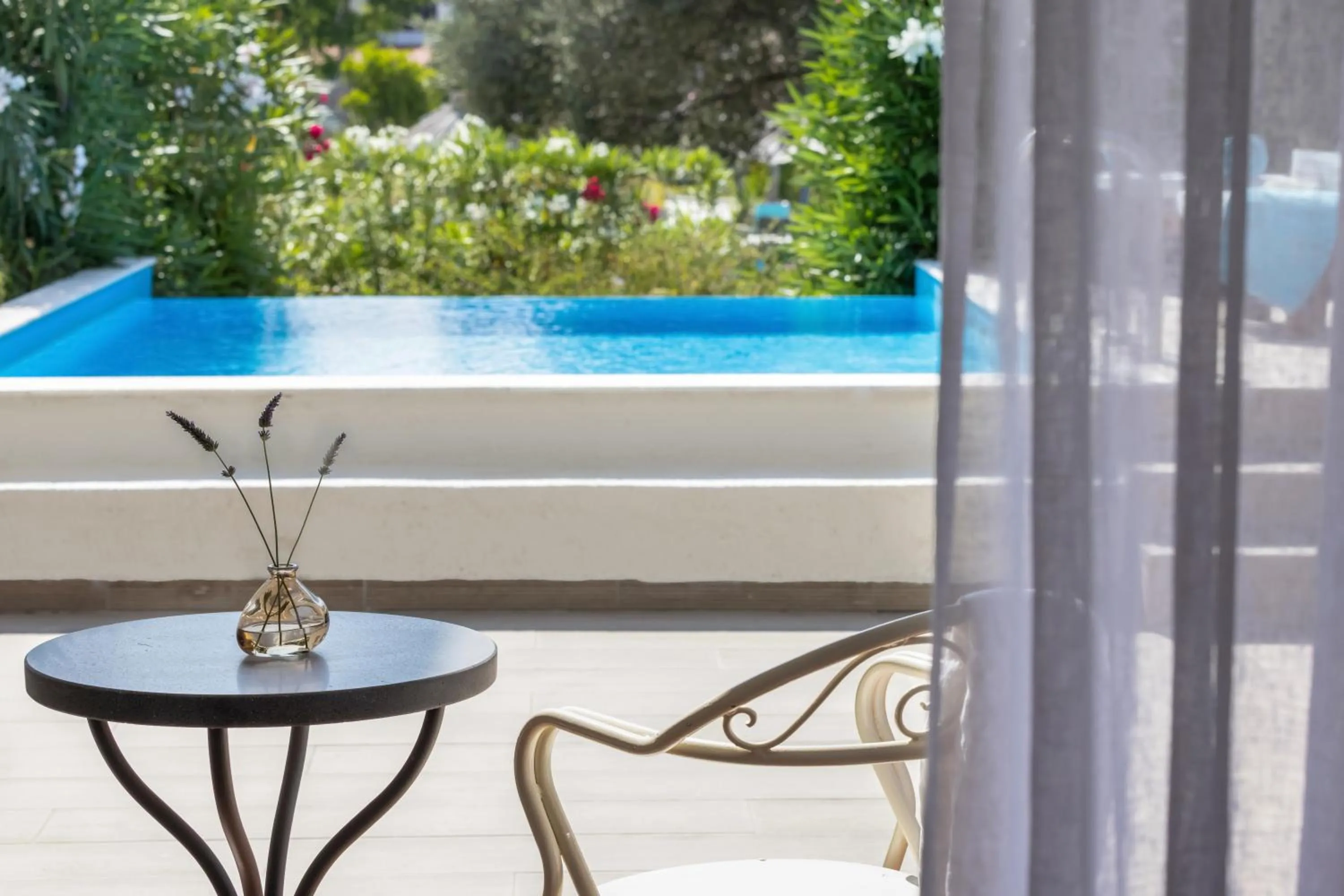 Pool view in Zeus Eretria Resort