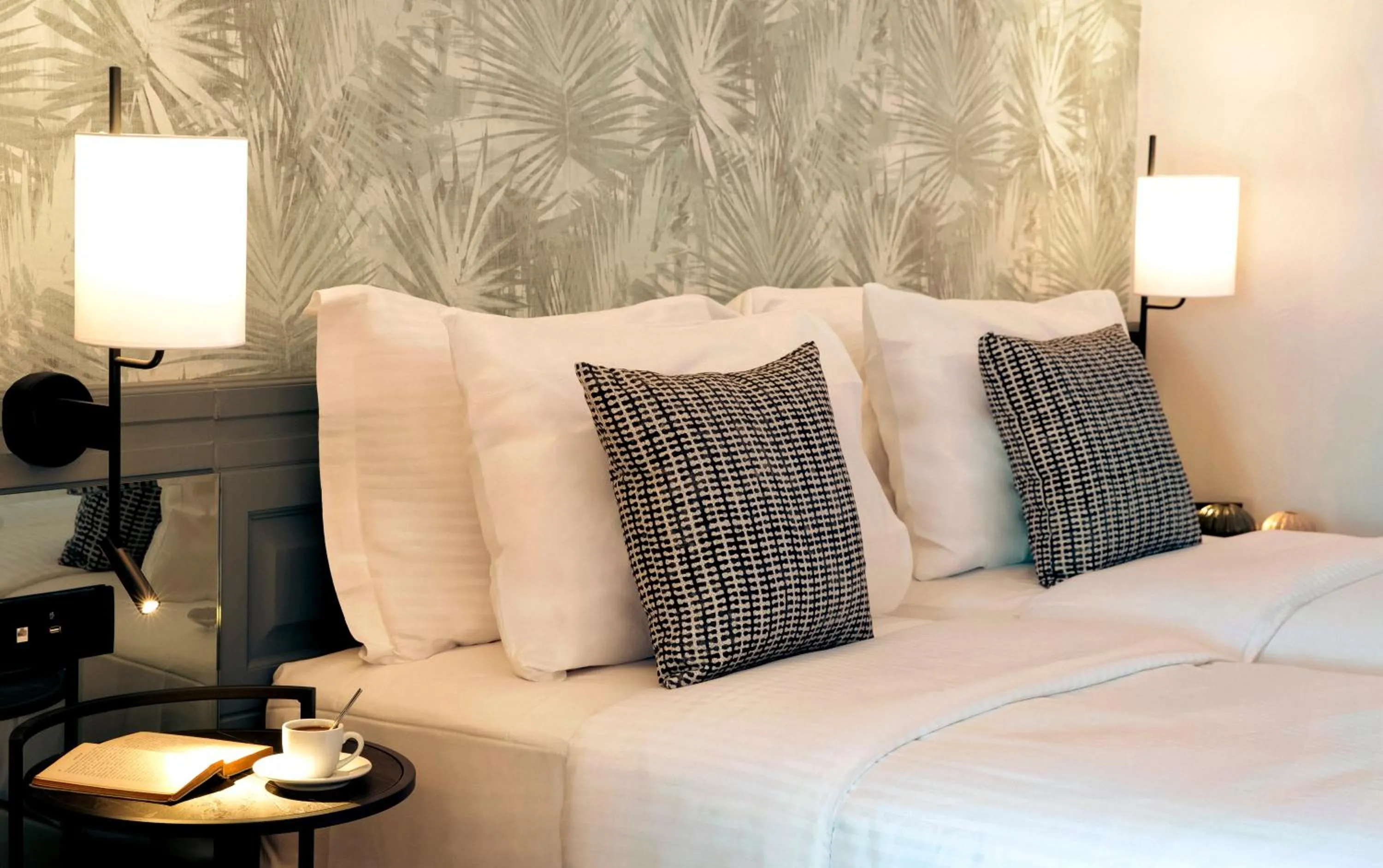 Bed in Zeus Eretria Resort