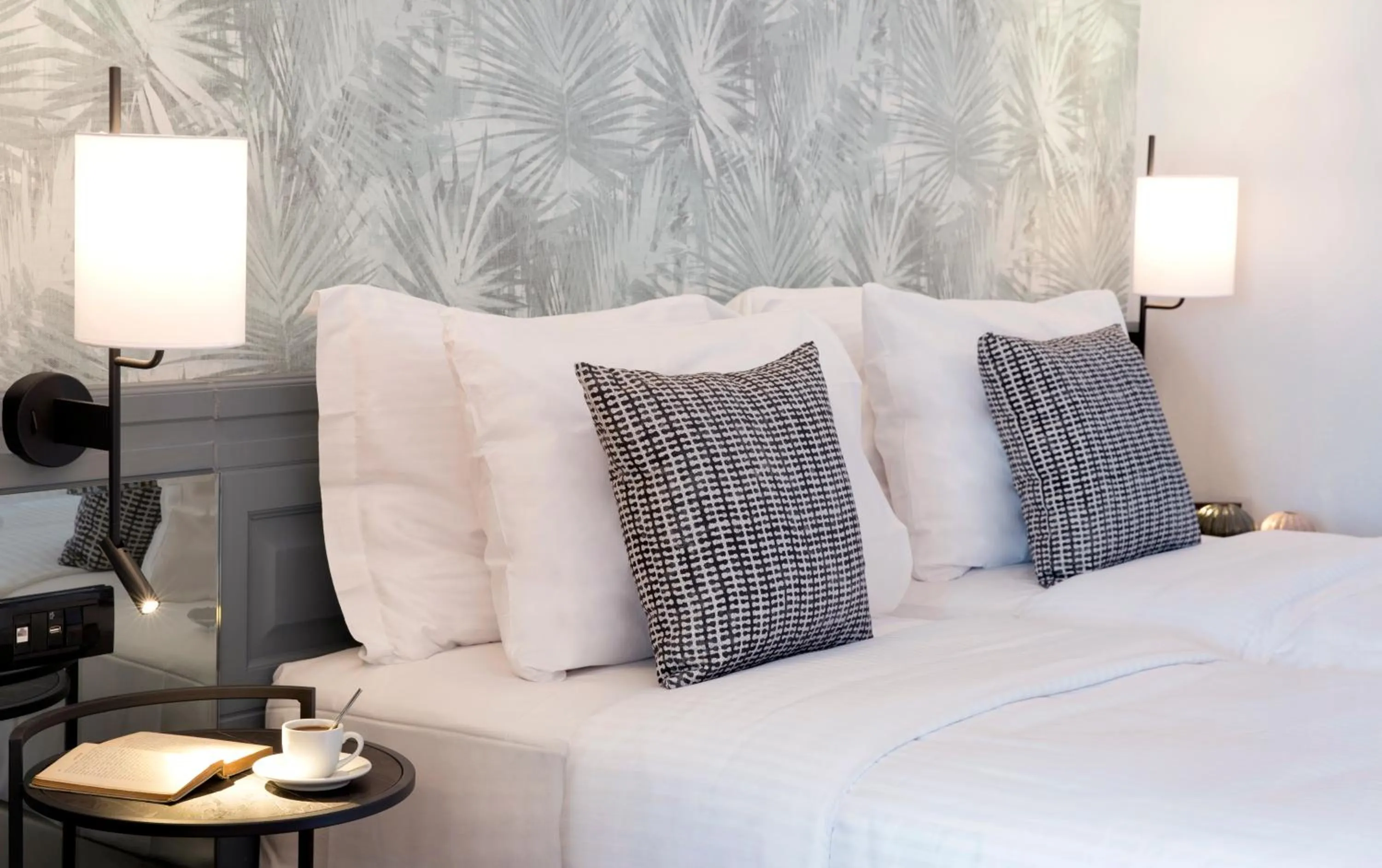 Bed in Zeus Eretria Resort