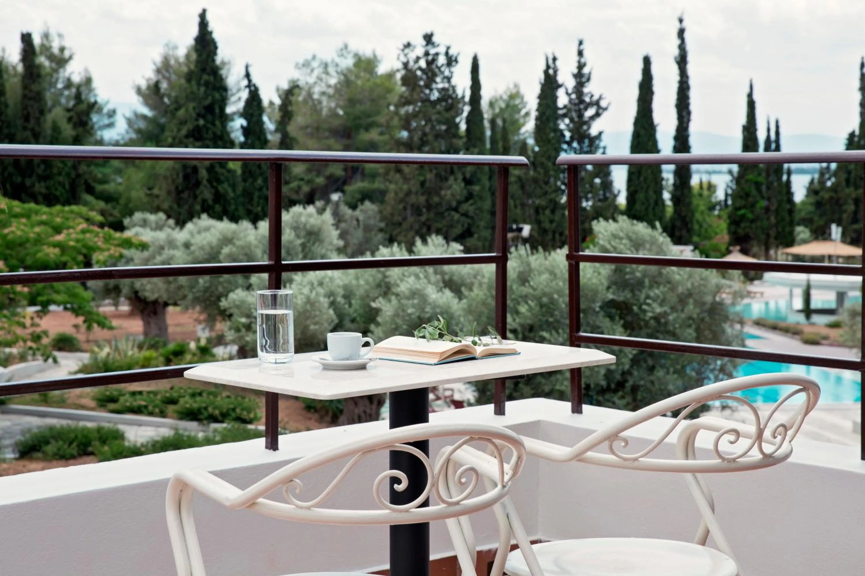 Balcony/Terrace in Zeus Eretria Resort