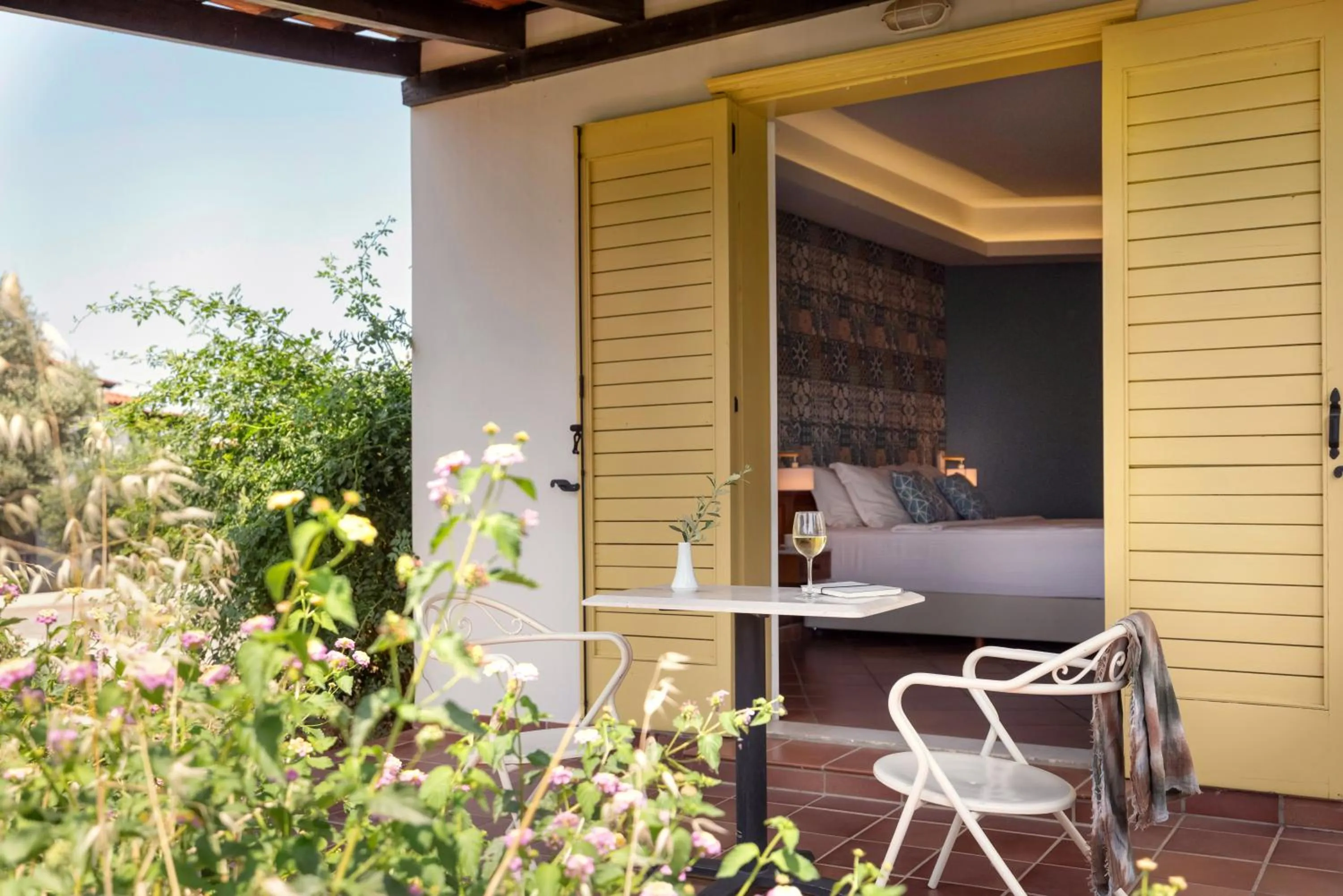 Bedroom in Zeus Eretria Resort