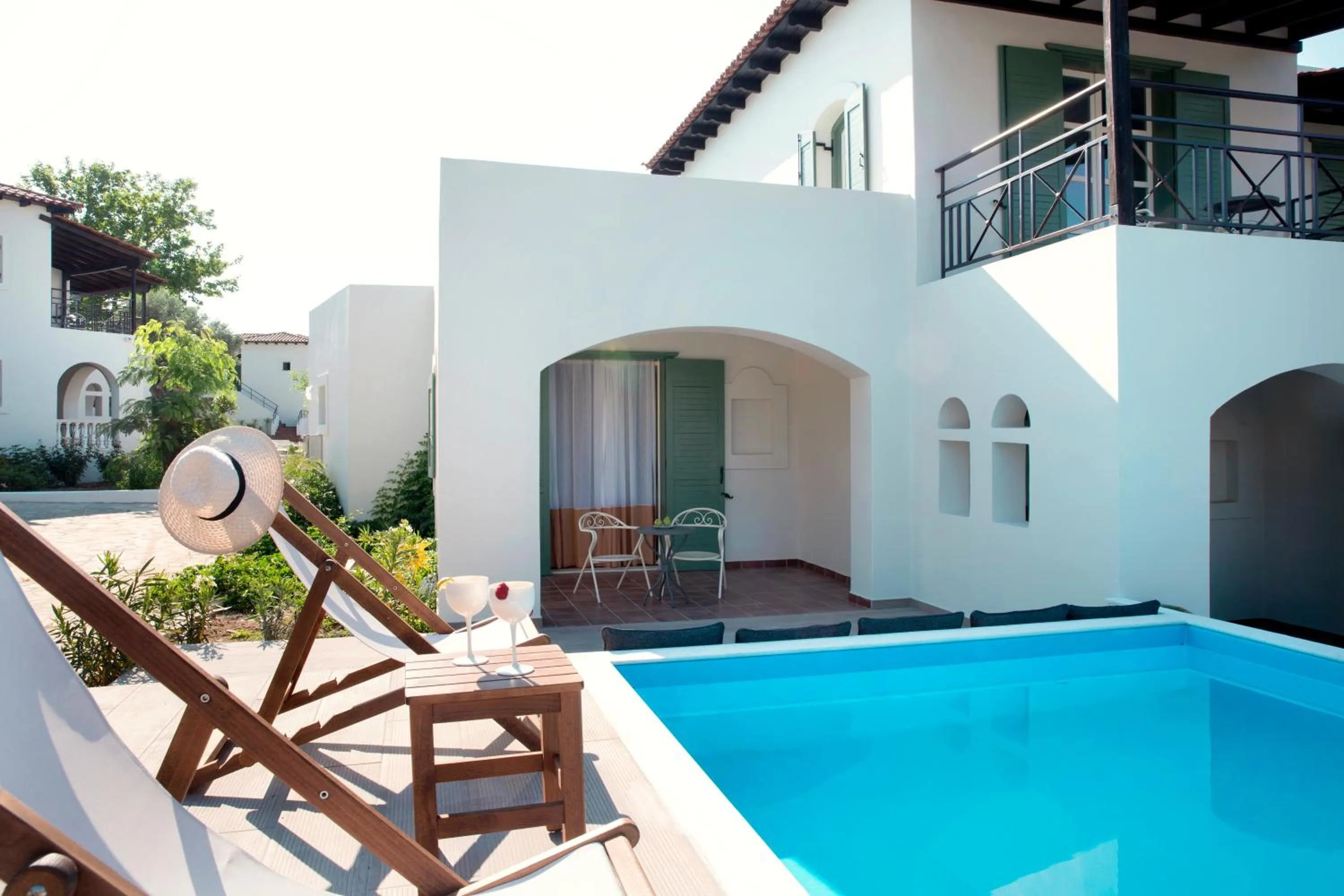 Swimming pool in Zeus Eretria Resort