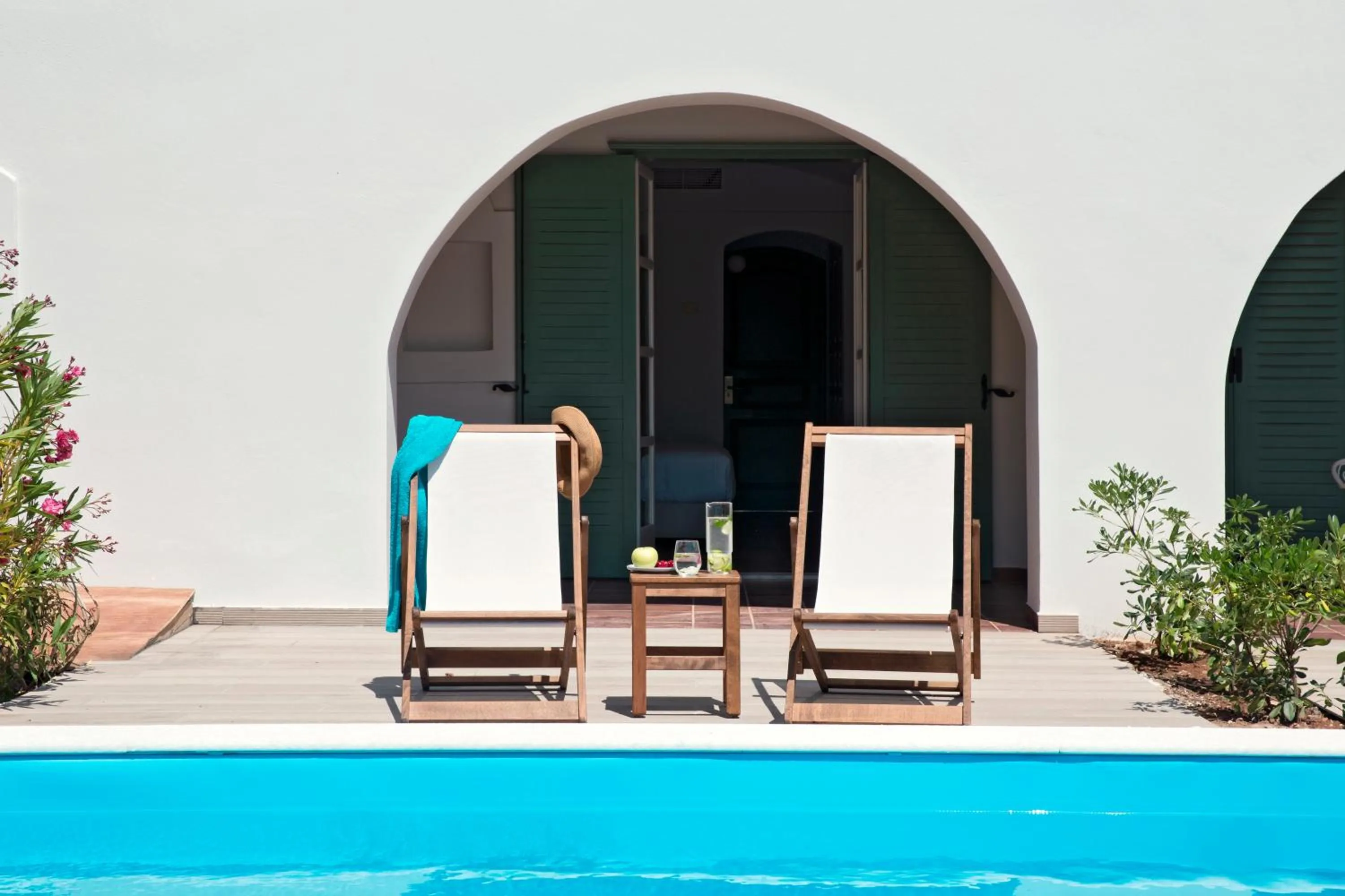Swimming pool in Zeus Eretria Resort