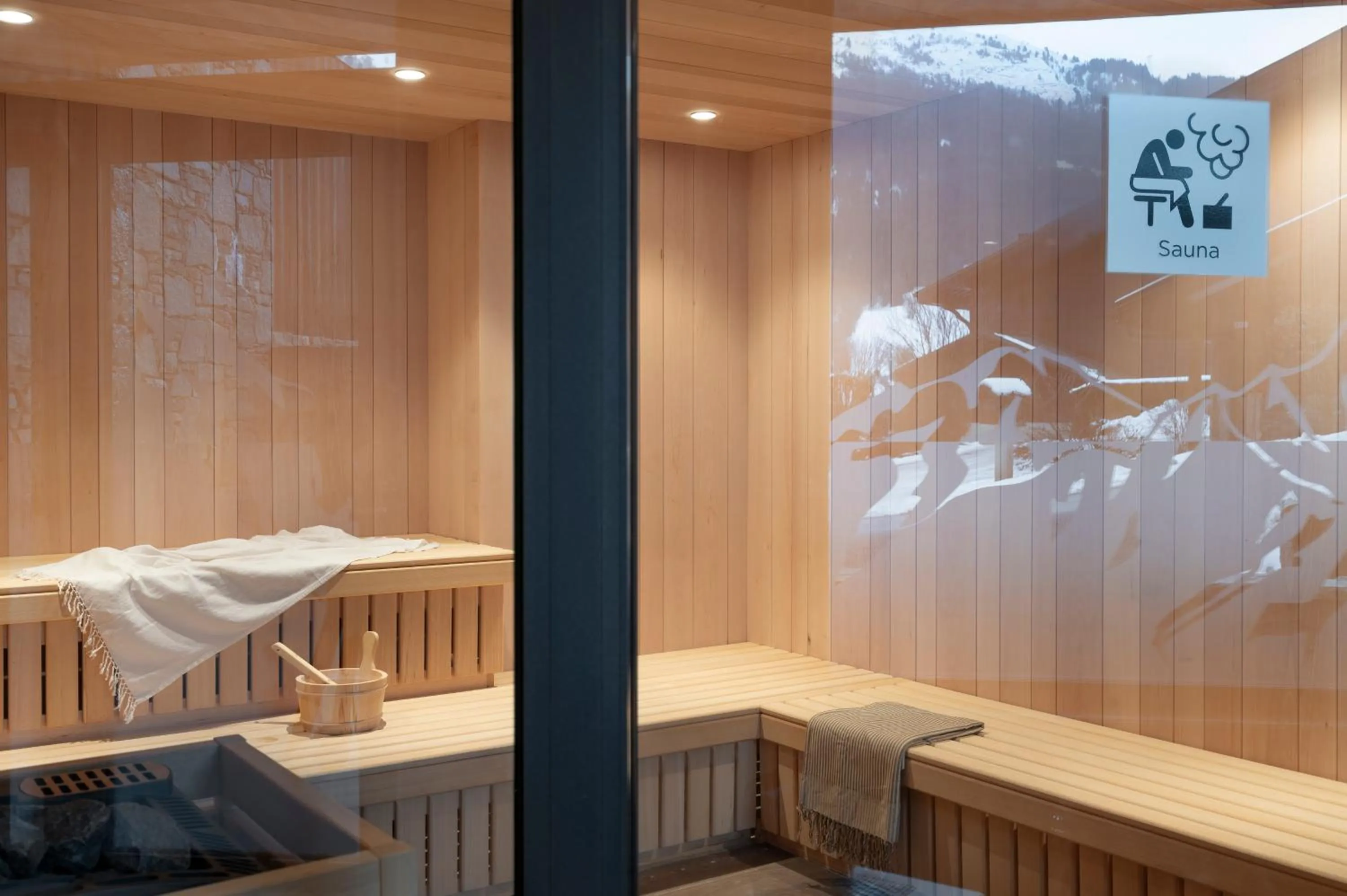 Sauna in MGM Hôtels & Résidences - Résidence Chalets Laska