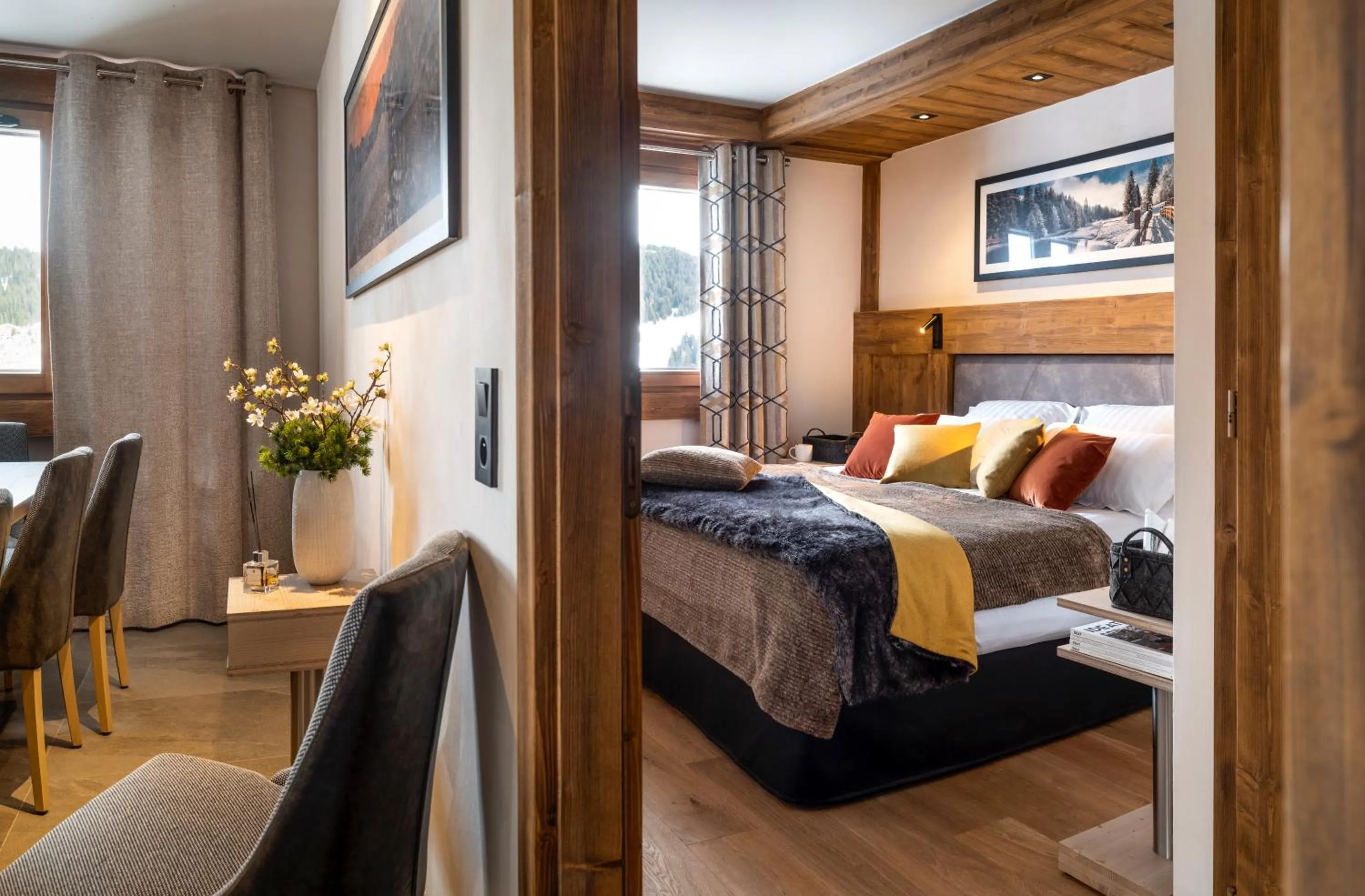 Bed in MGM Hôtels & Résidences - Résidence Chalets Laska