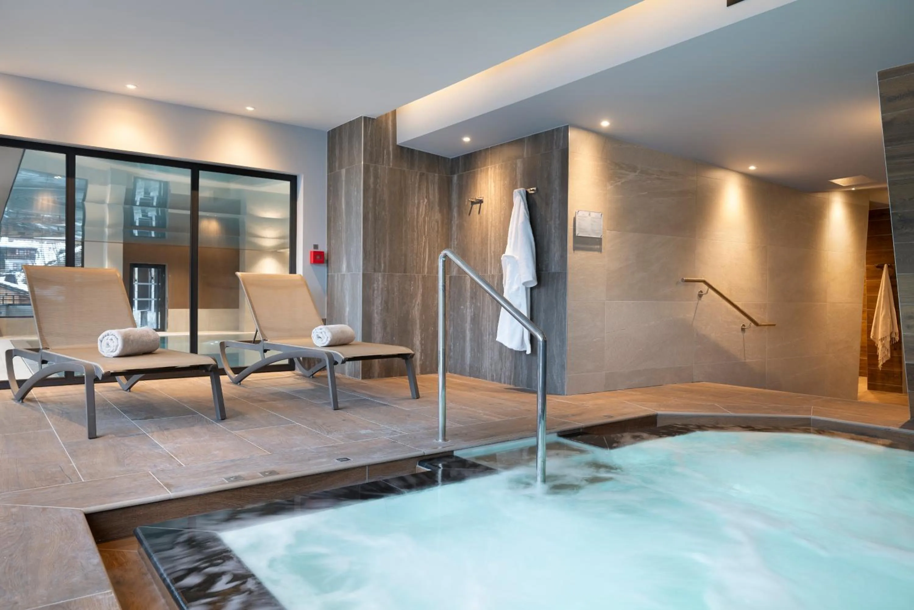 Hot Tub in MGM Hôtels & Résidences - Résidence Chalets Laska