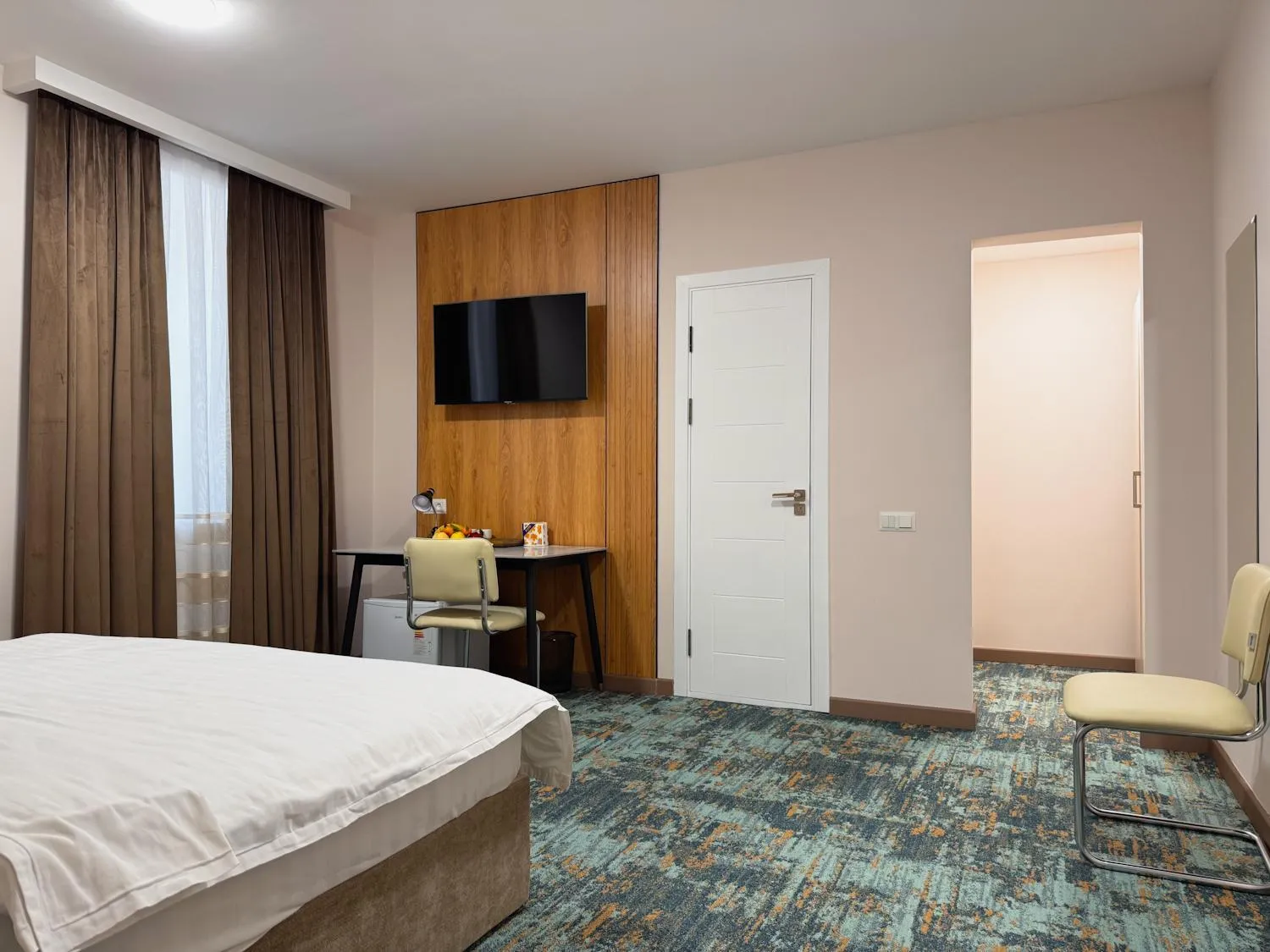 Bed in Musafir Hotel