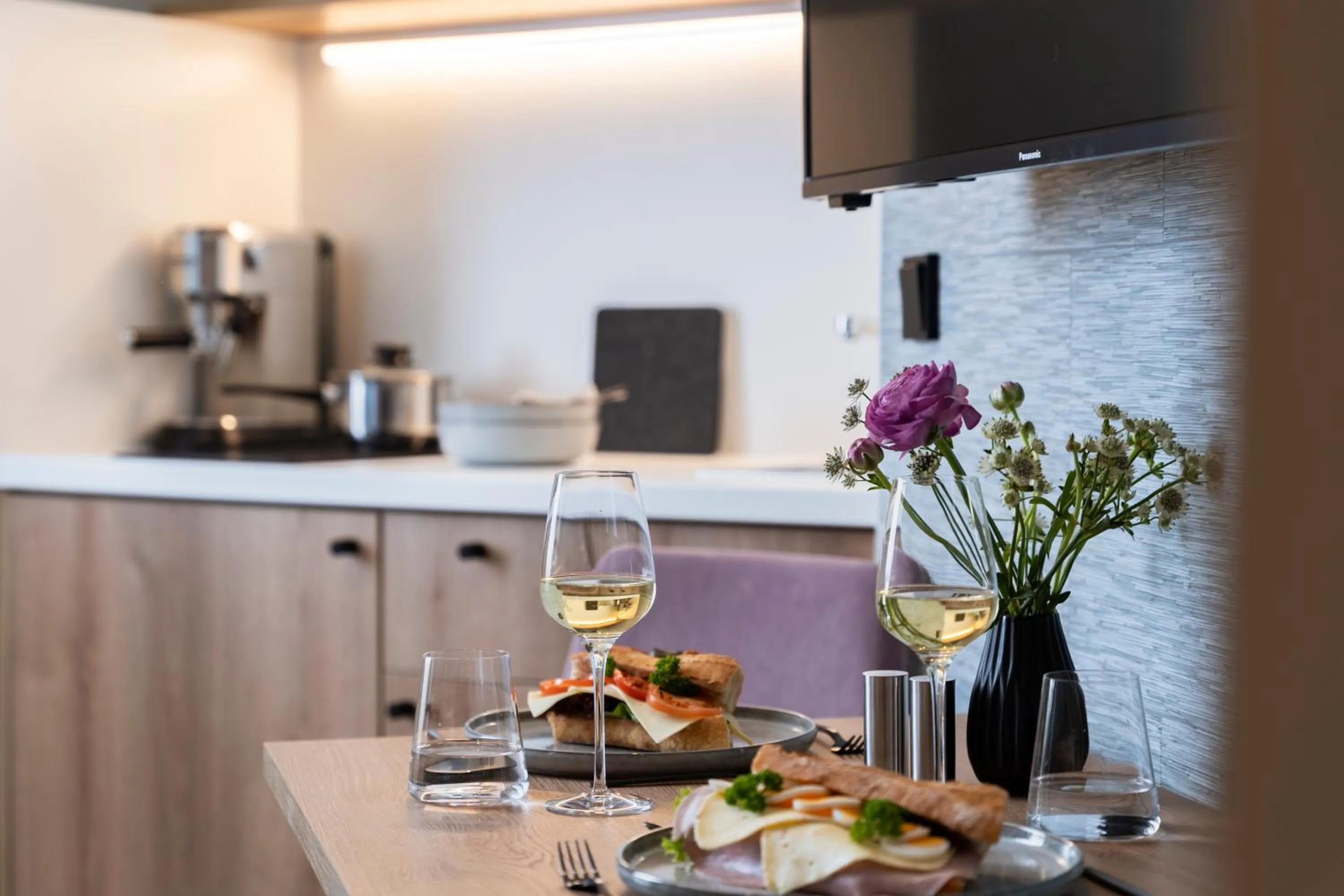 Kitchen or kitchenette in maakt Hotel