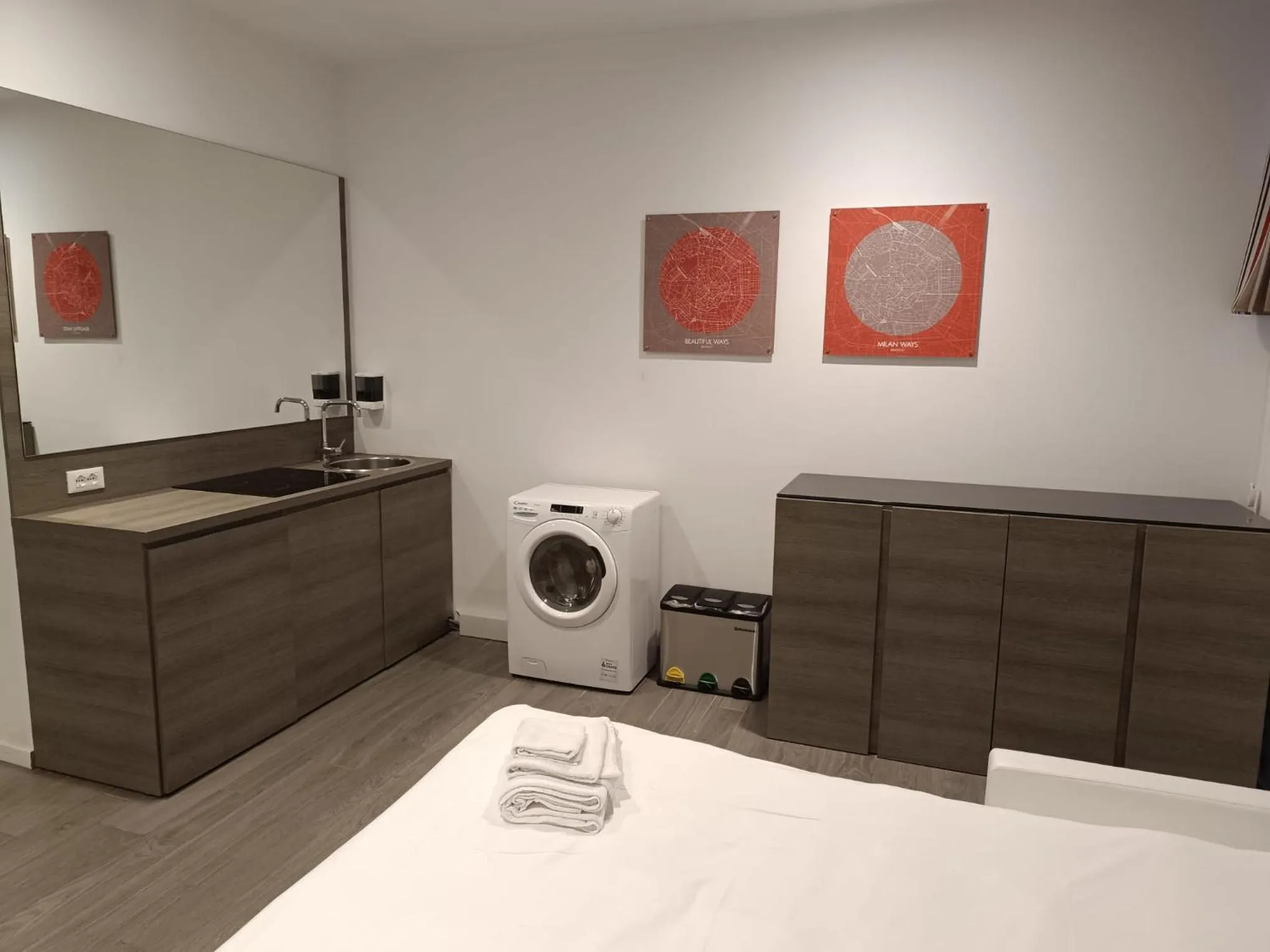 washing machine in Fasthotel Linate