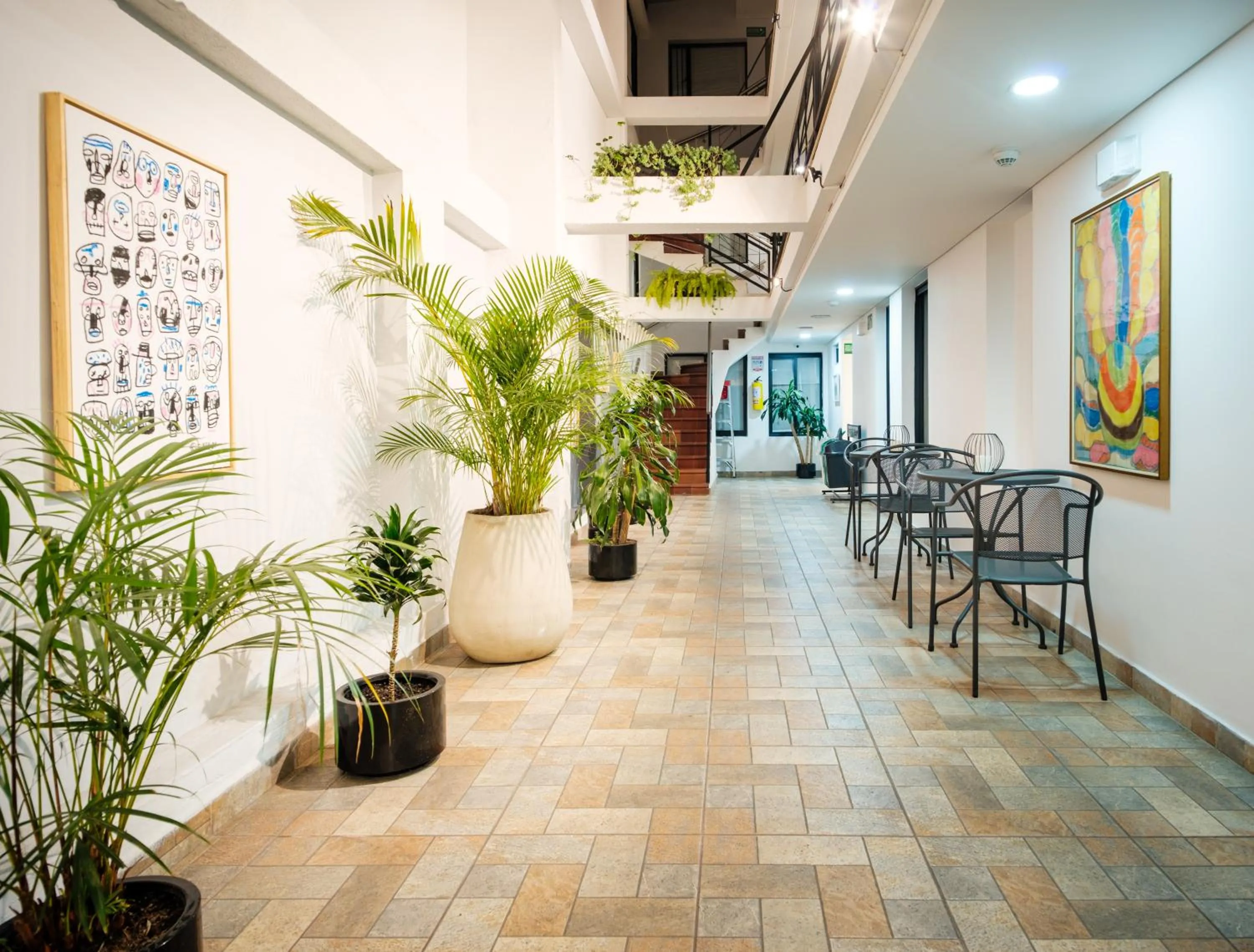 Patio in Palermo Home Bogota & Art Gallery