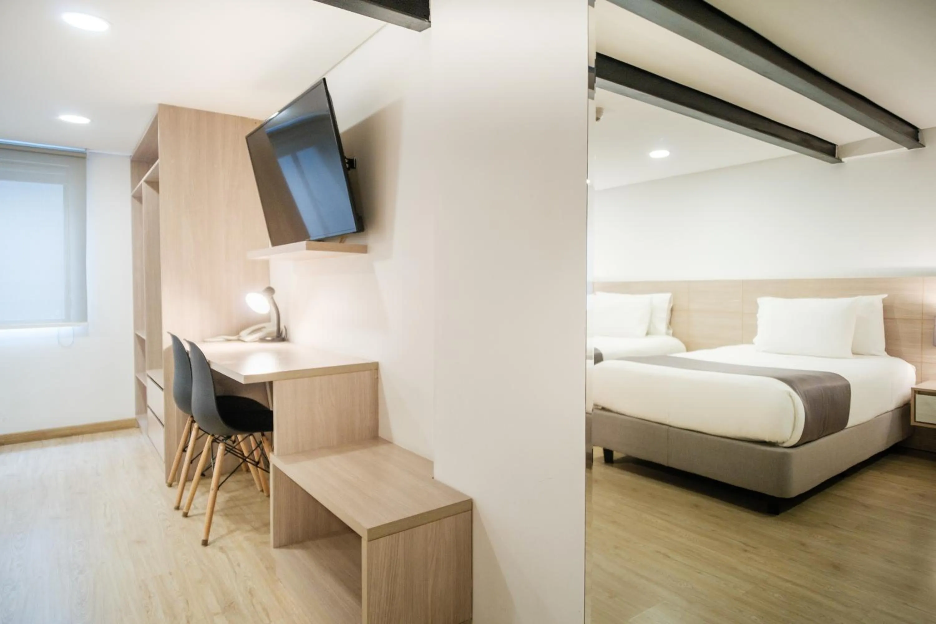 Seating area, Bed in Palermo Home Bogota & Art Gallery