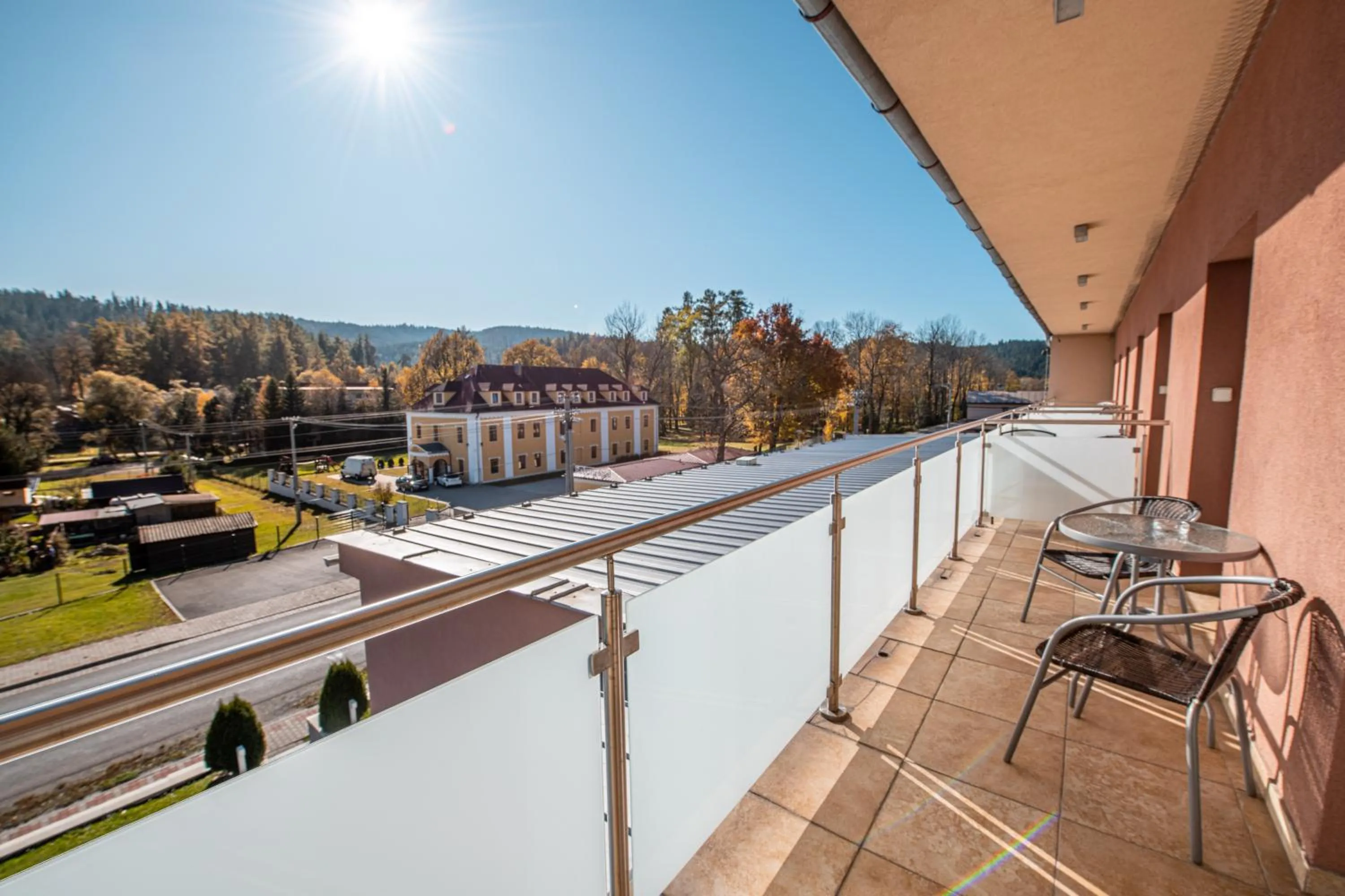 Balcony/Terrace in Hotel Lučivná