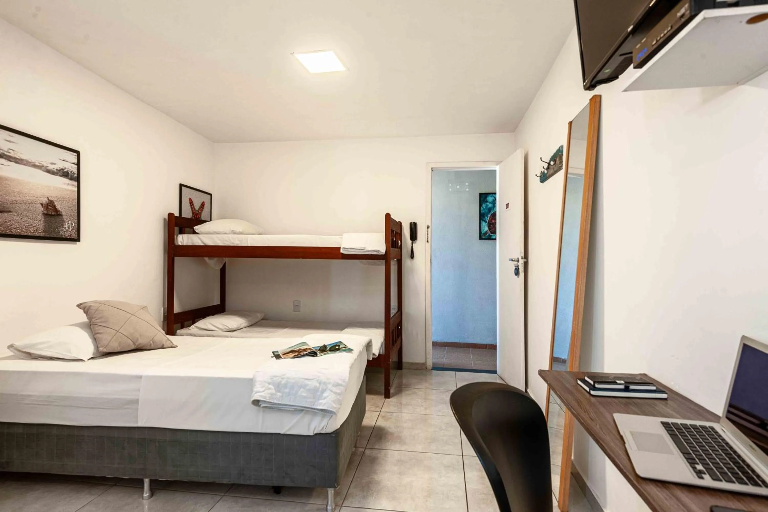 Bed in Hotel Prainha