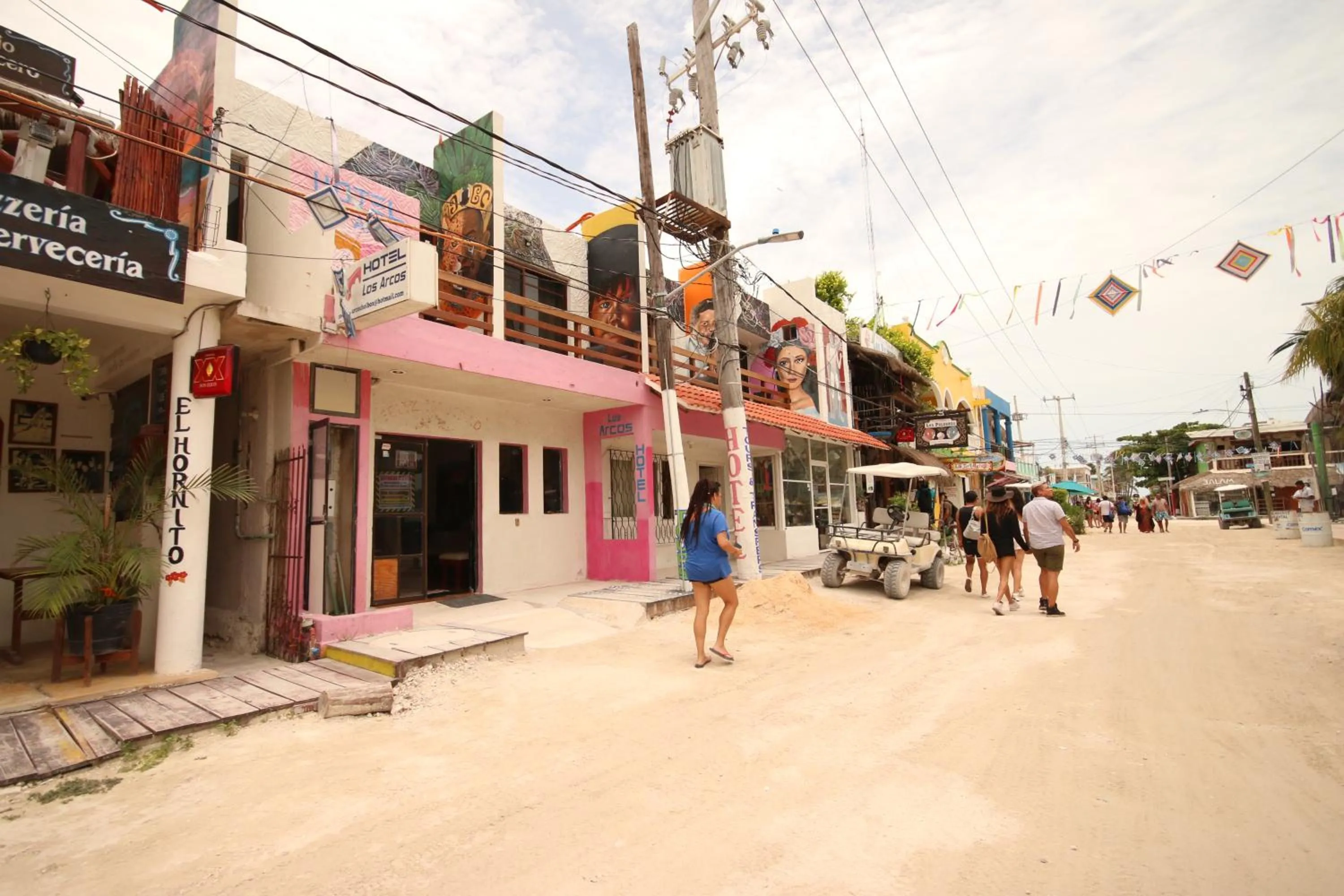 Property building in Hotel Los Arcos Holbox